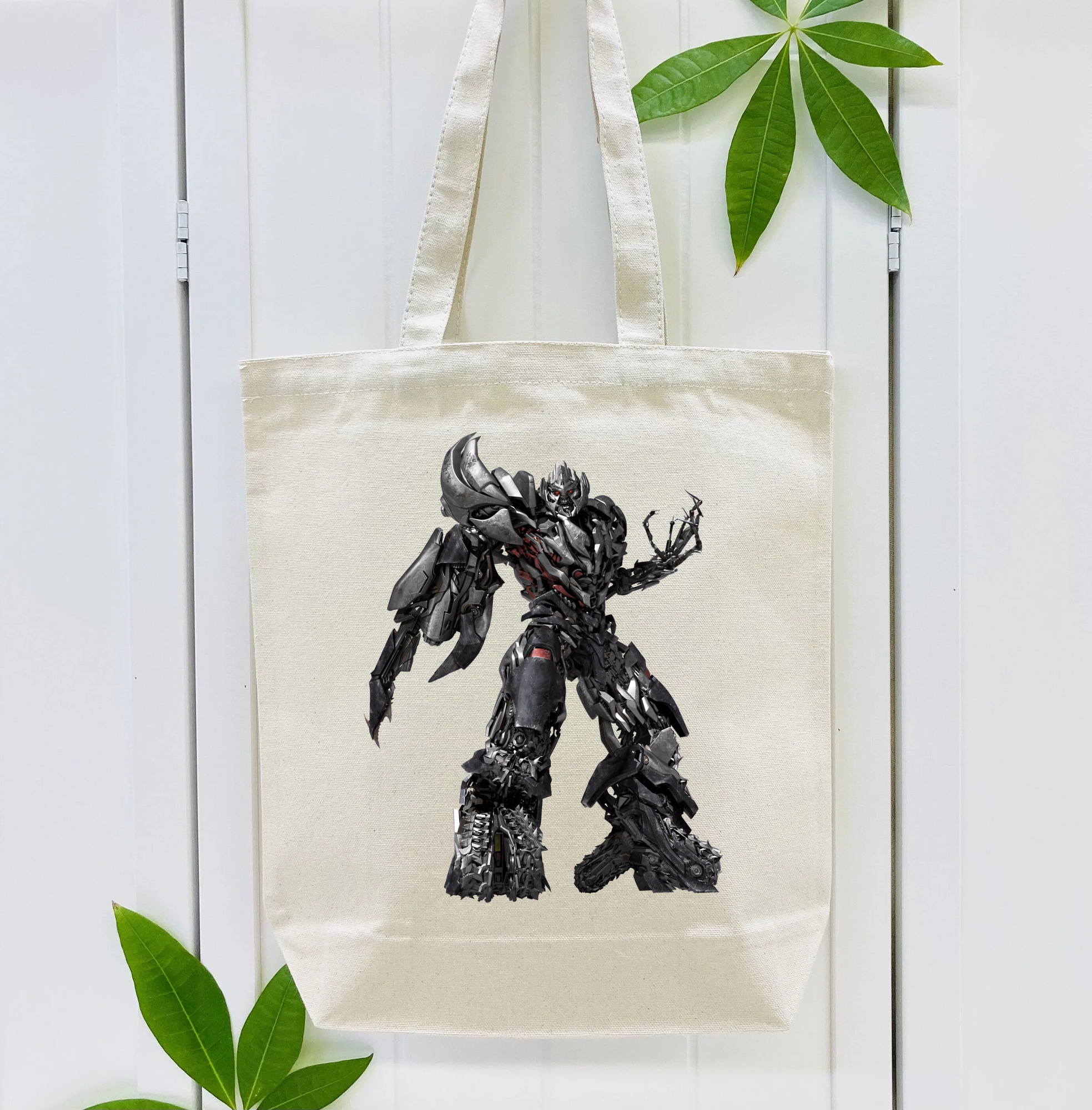 Transformers トランスフォーマー 縦型キャンバス生地手提げバッグ　トートバッグ