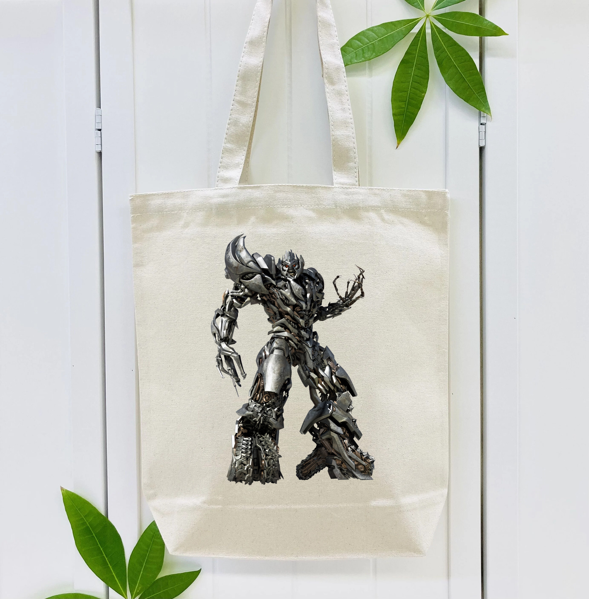 Transformers トランスフォーマー 縦型キャンバス生地手提げバッグ　トートバッグ