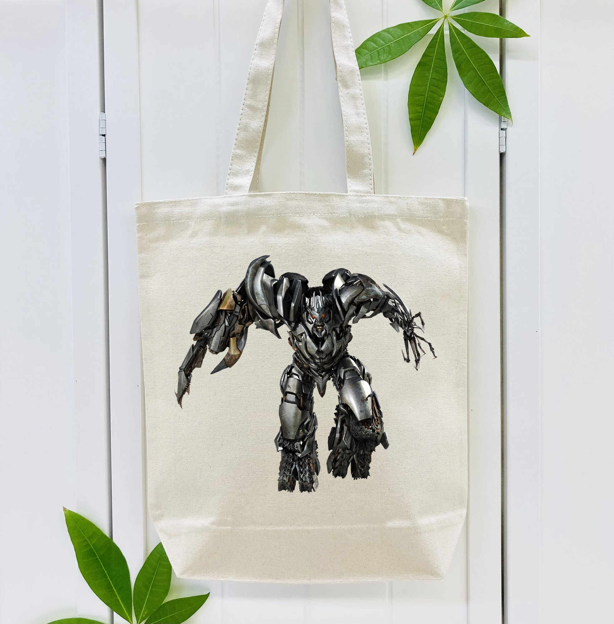 Transformers トランスフォーマー 縦型キャンバス生地手提げバッグ　トートバッグ