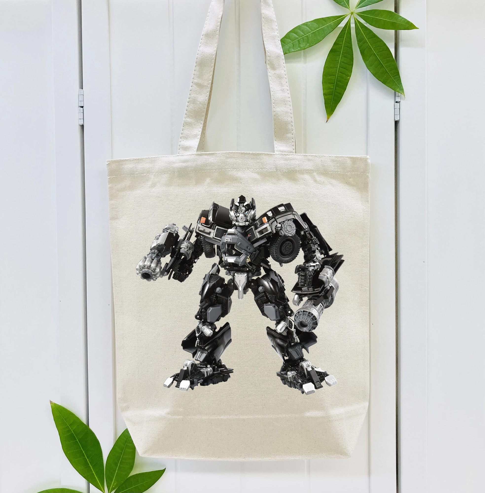 Transformers トランスフォーマー 縦型キャンバス生地手提げバッグ　トートバッグ