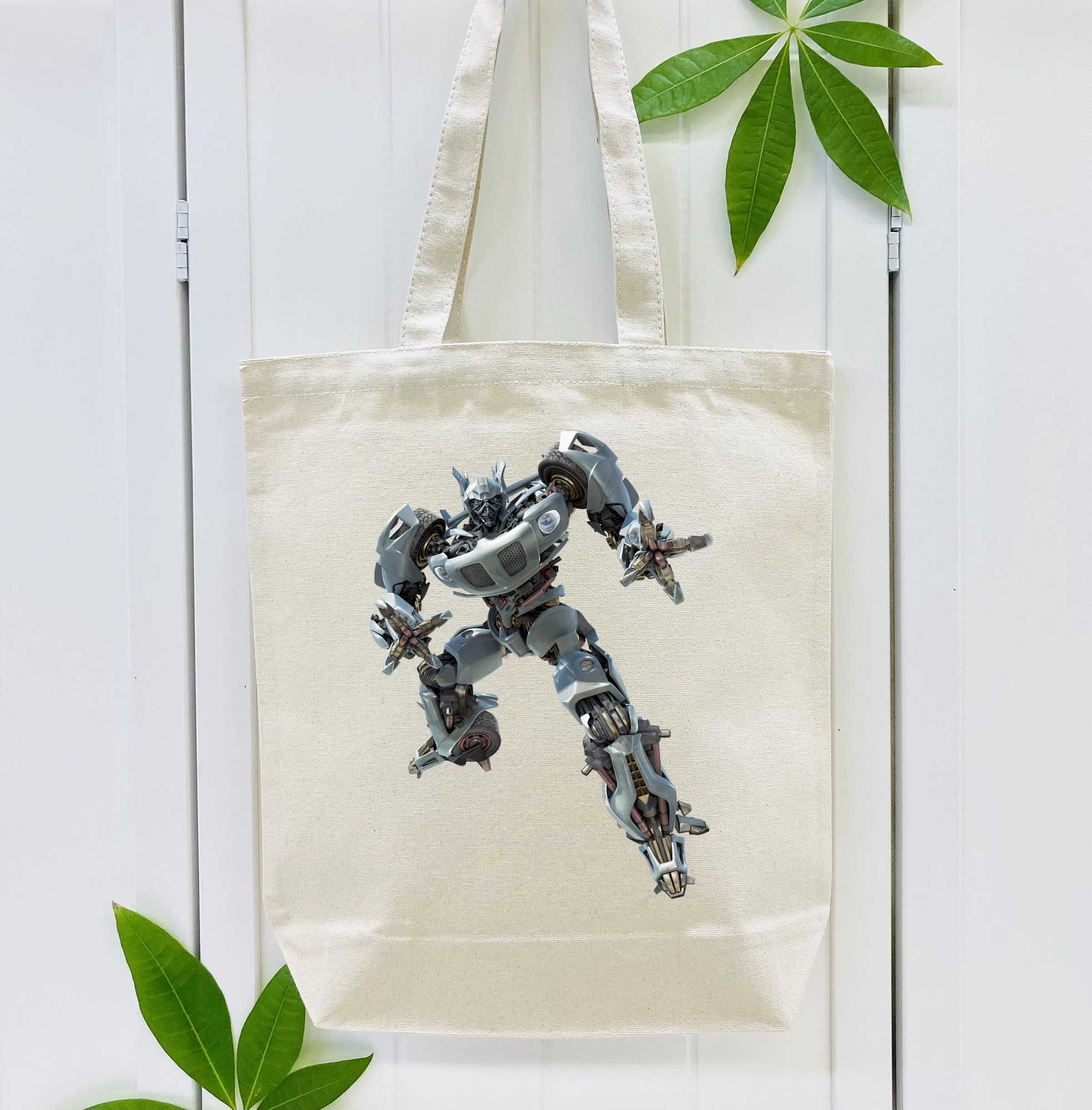 Transformers トランスフォーマー 縦型キャンバス生地手提げバッグ　トートバッグ