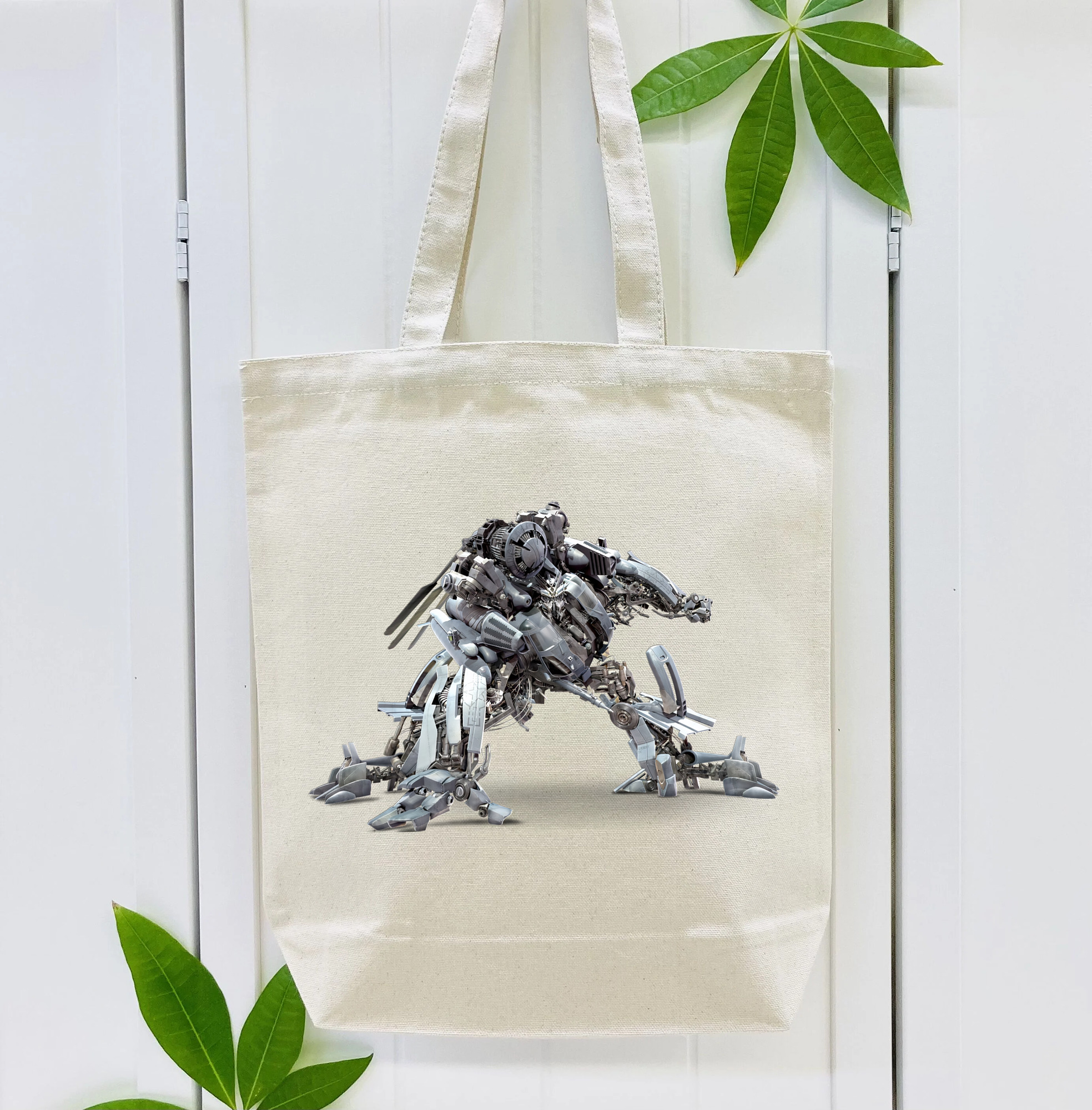 Transformers トランスフォーマー 縦型キャンバス生地手提げバッグ　トートバッグ