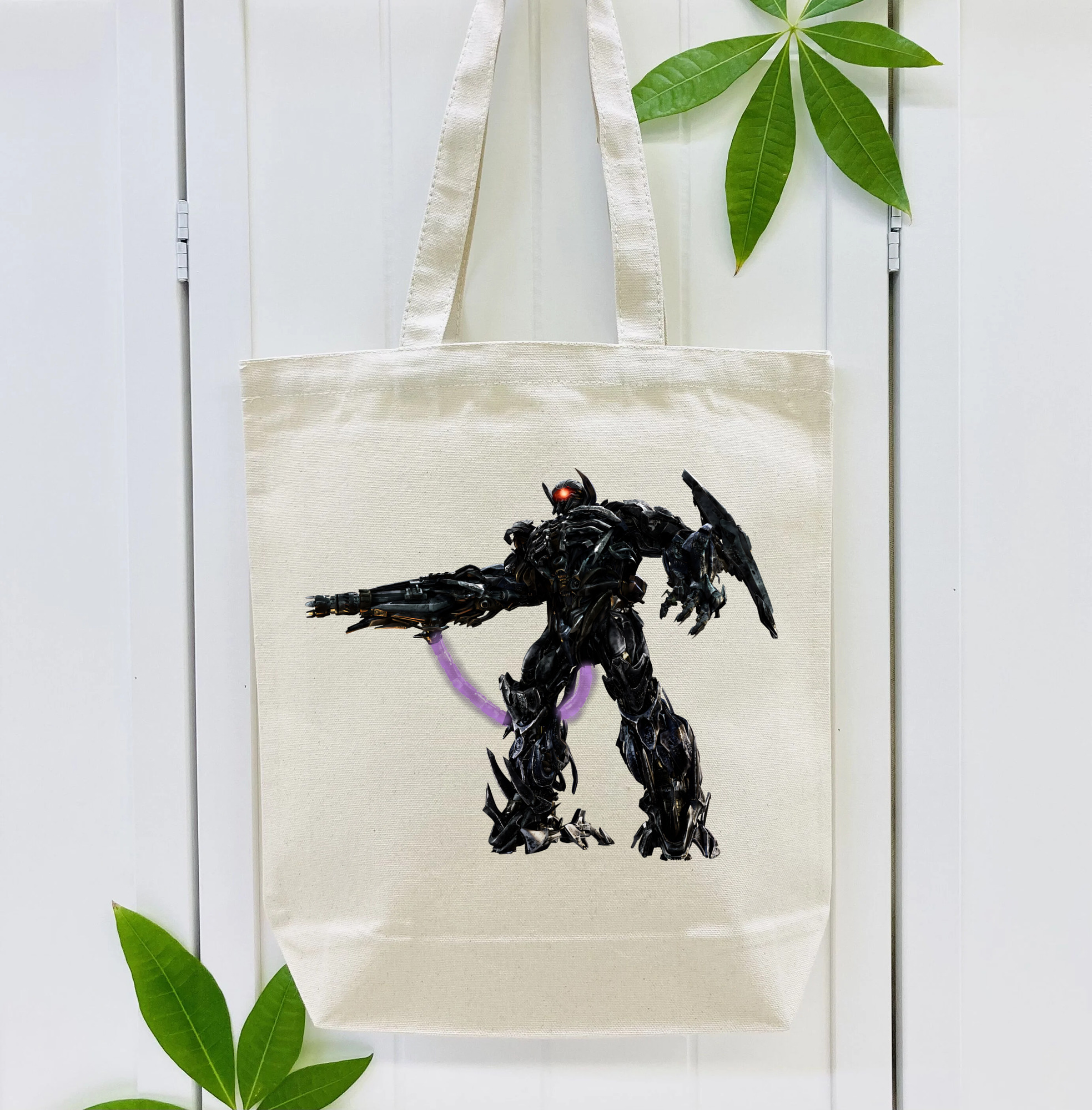 Transformers トランスフォーマー 縦型キャンバス生地手提げバッグ　トートバッグ