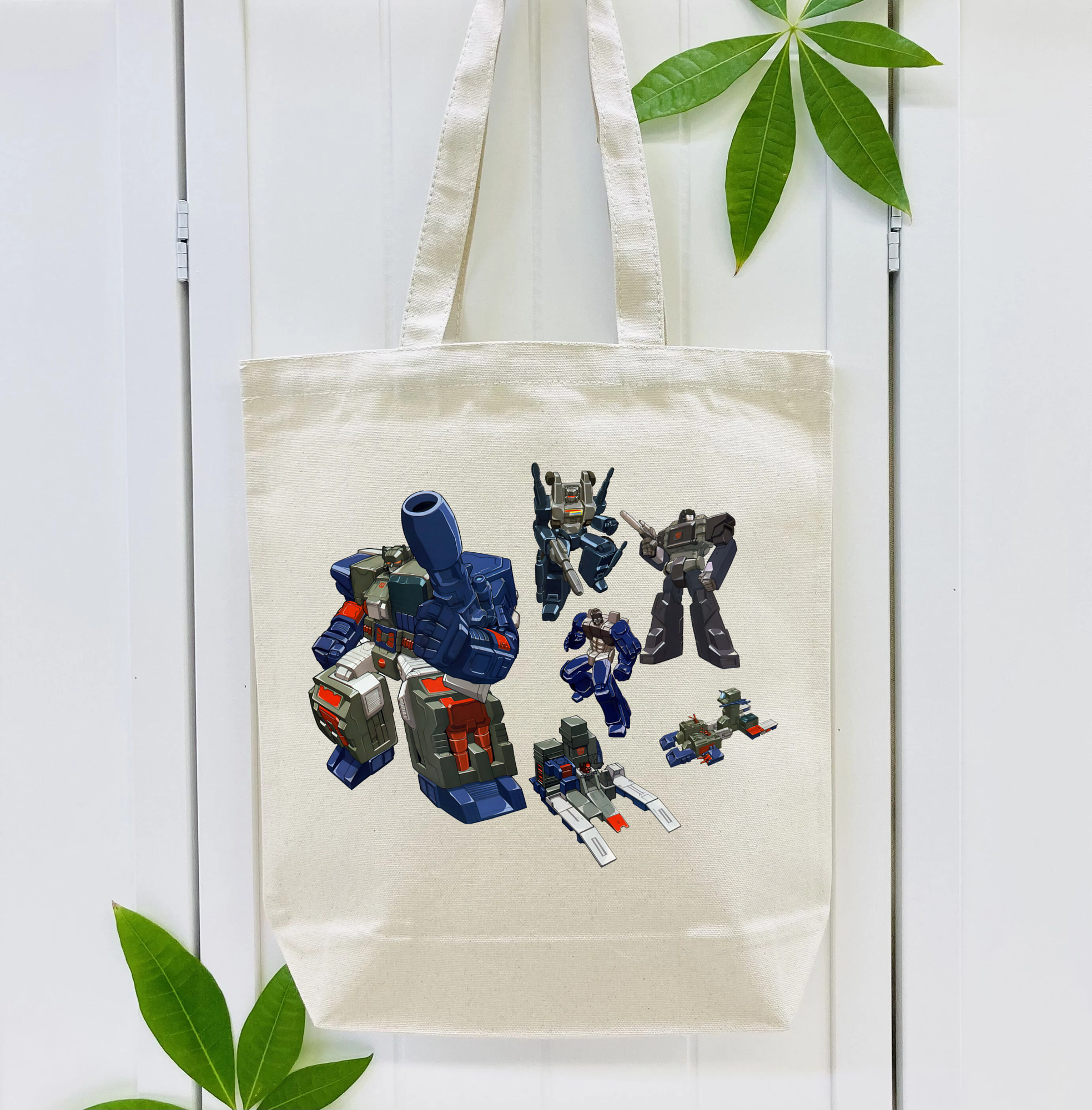 Transformers トランスフォーマー 縦型キャンバス生地手提げバッグ　トートバッグ