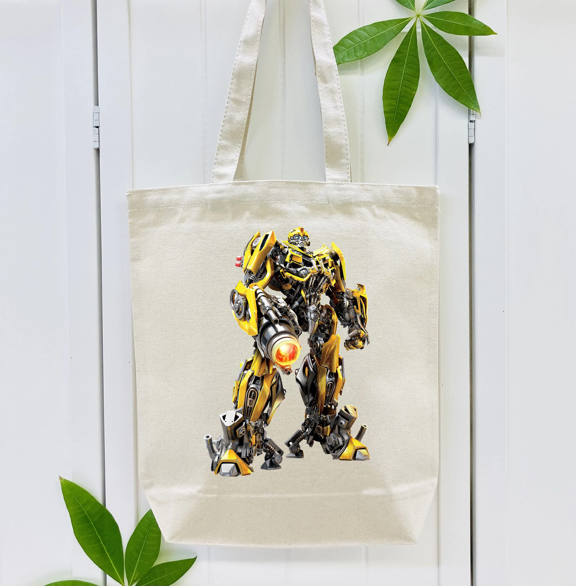 Transformers トランスフォーマー 縦型キャンバス生地手提げバッグ　トートバッグ