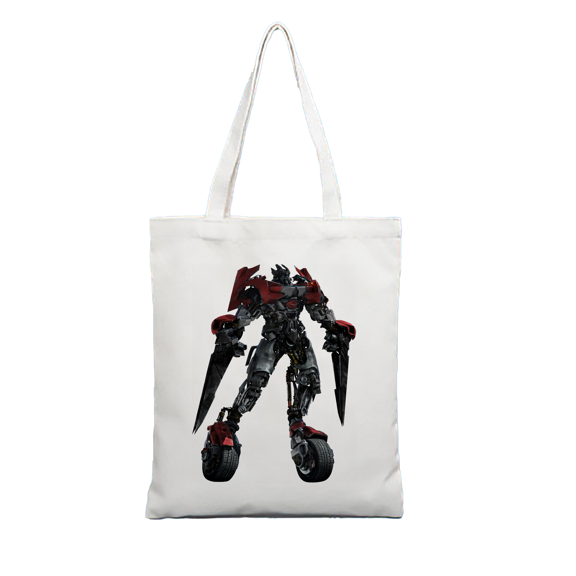 （画像用） Transformers トランスフォーマー 縦型キャンバス生地手提げバッグ　トートバッグ