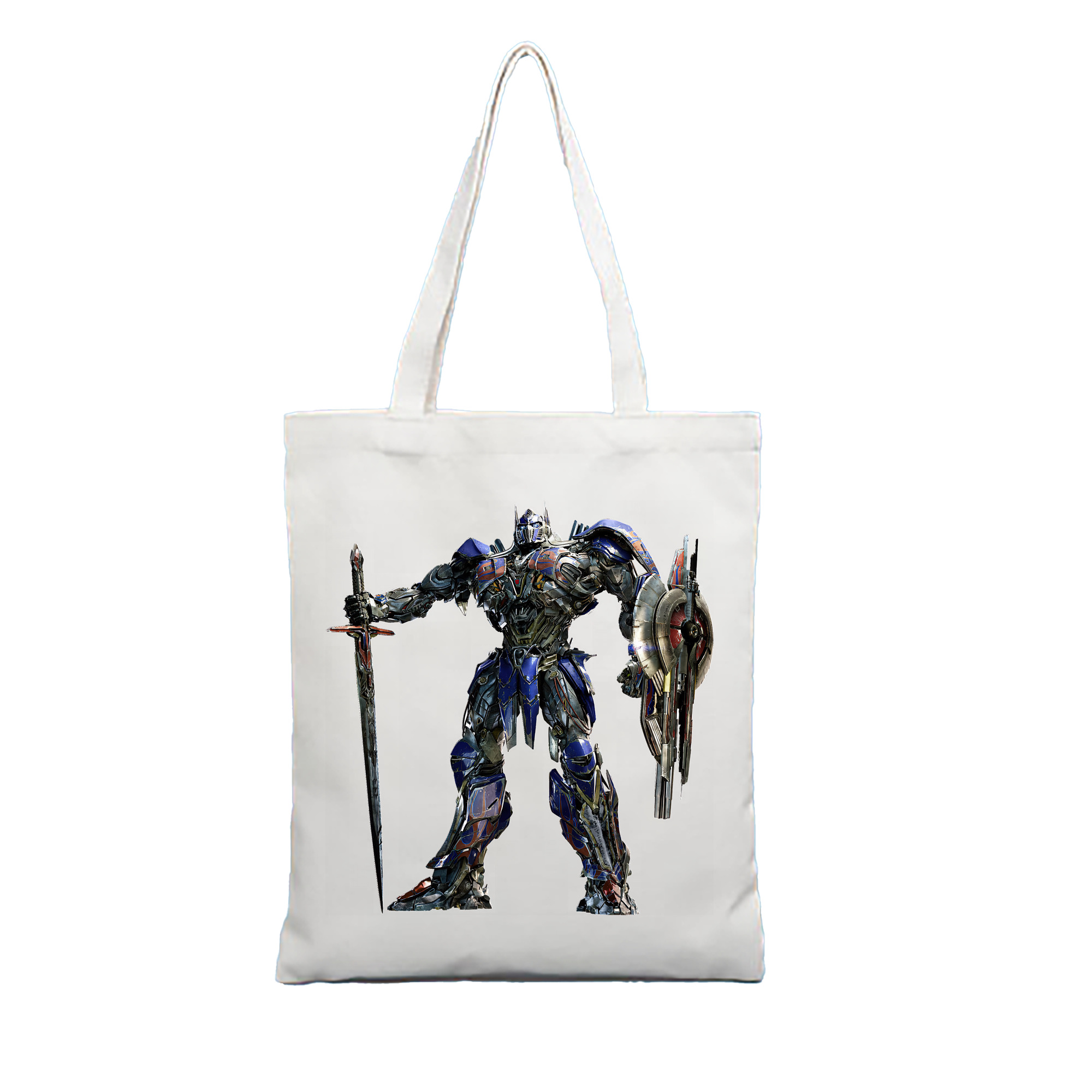 （画像用） Transformers トランスフォーマー 縦型キャンバス生地手提げバッグ　トートバッグ