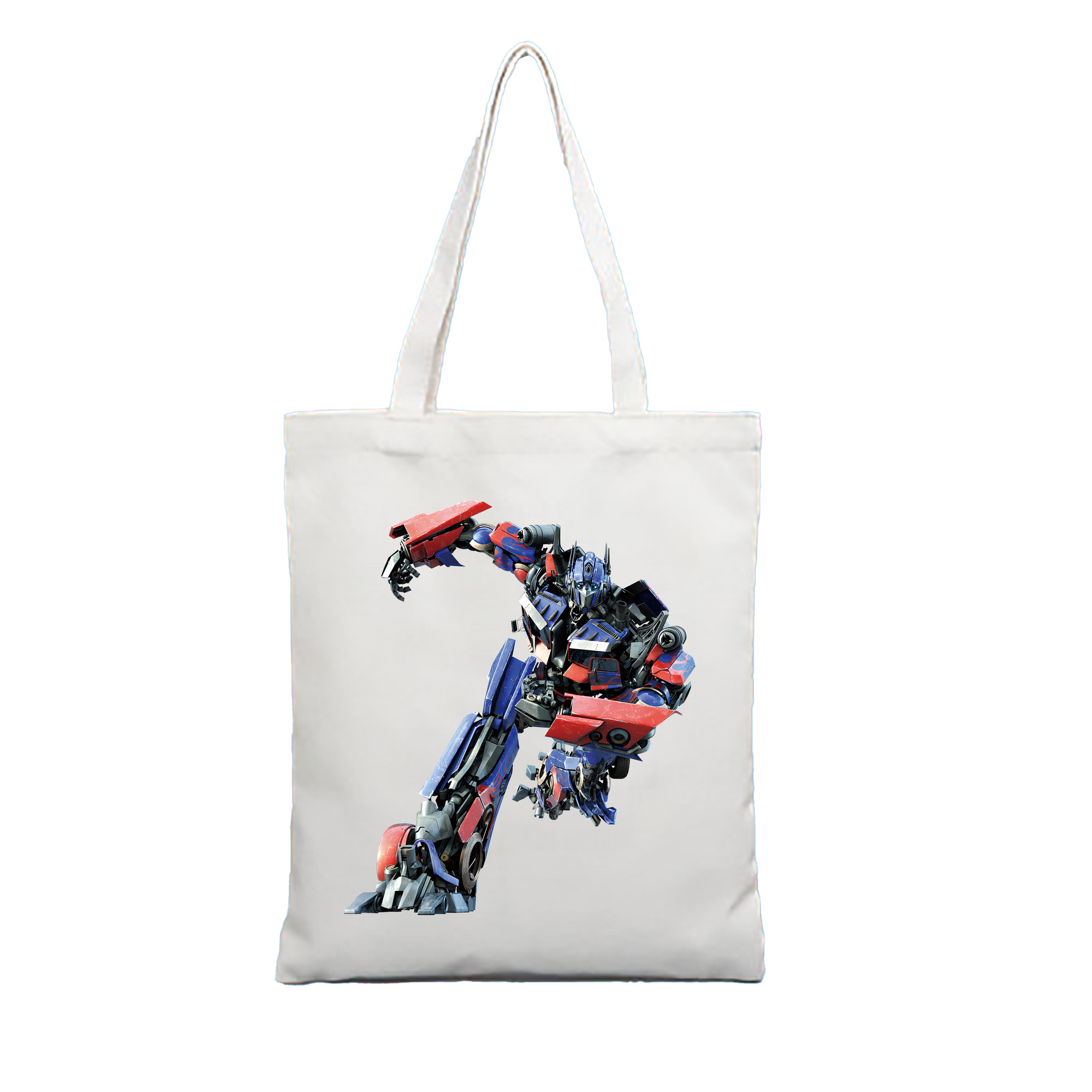 （画像用） Transformers トランスフォーマー 縦型キャンバス生地手提げバッグ　トートバッグ