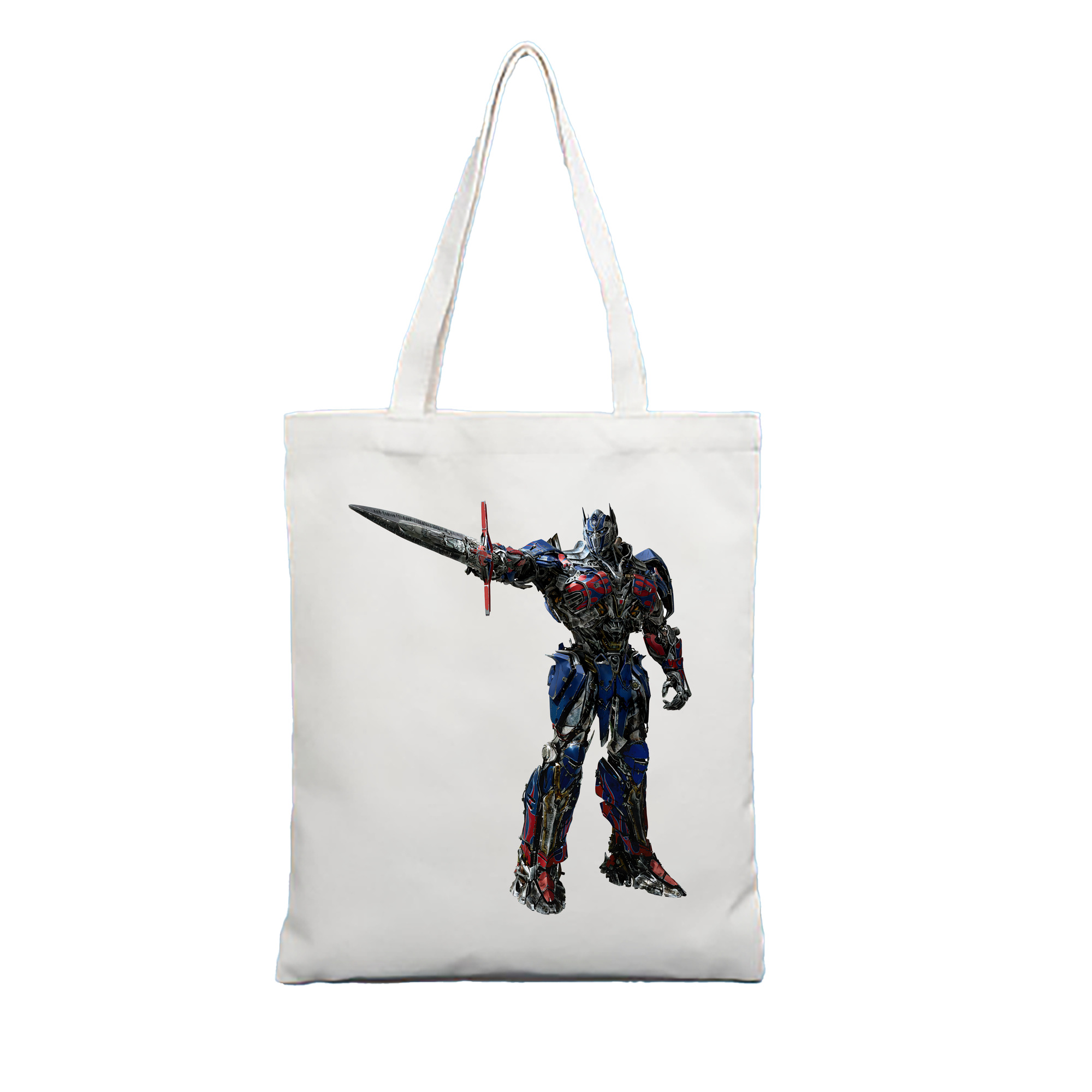 （画像用） Transformers トランスフォーマー 縦型キャンバス生地手提げバッグ　トートバッグ