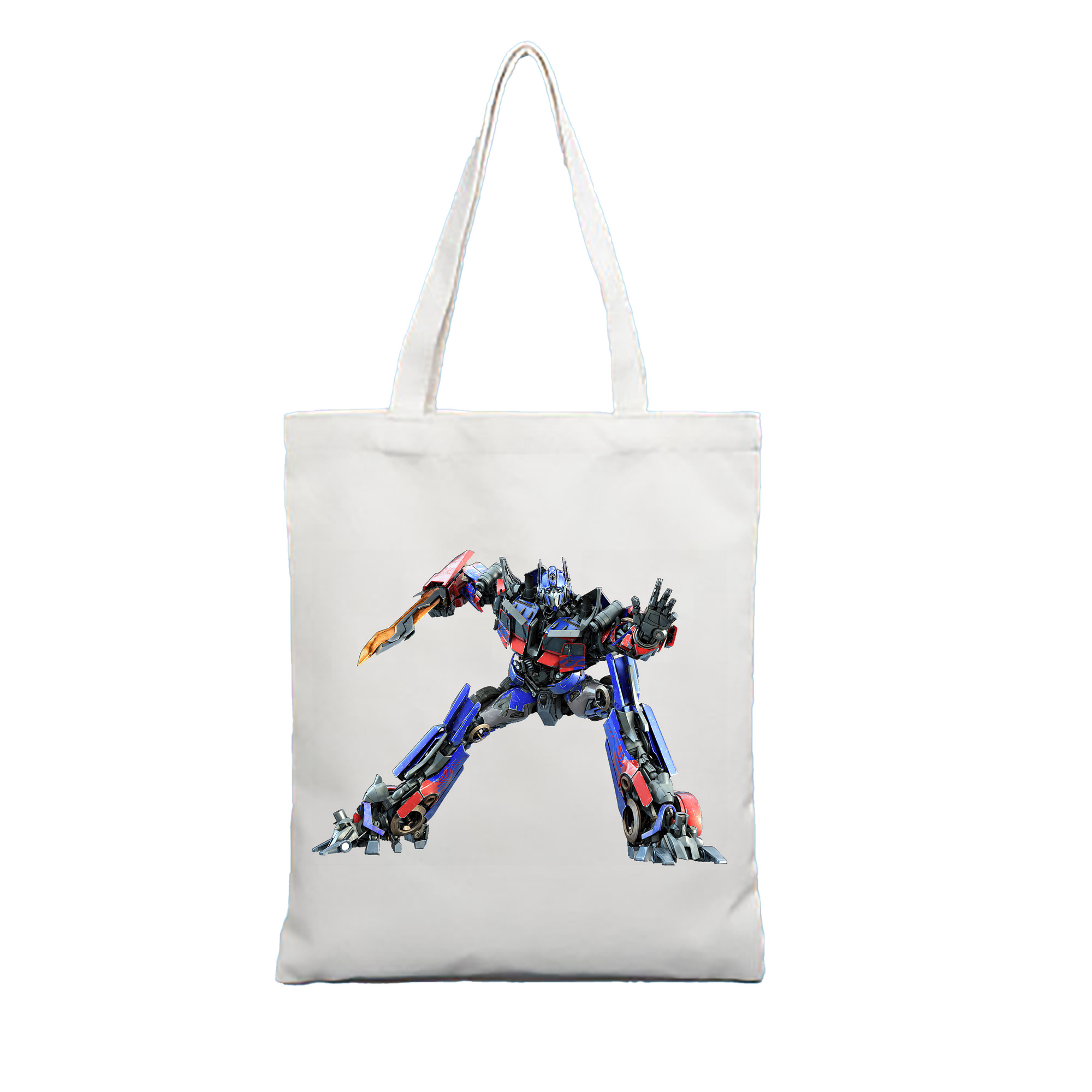 （画像用） Transformers トランスフォーマー 縦型キャンバス生地手提げバッグ　トートバッグ