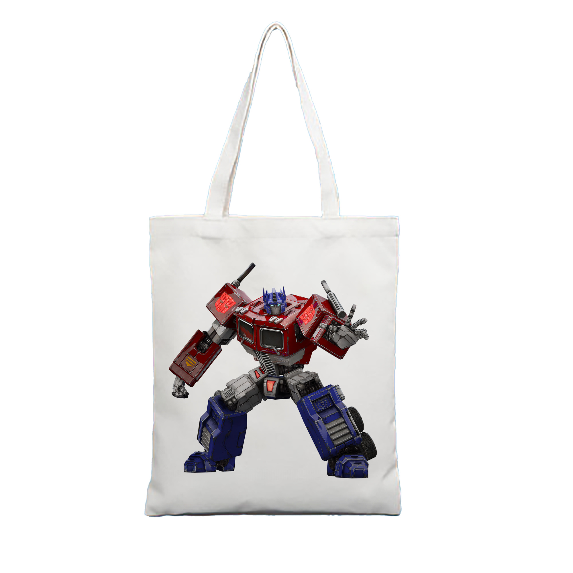 （画像用） Transformers トランスフォーマー 縦型キャンバス生地手提げバッグ　トートバッグ