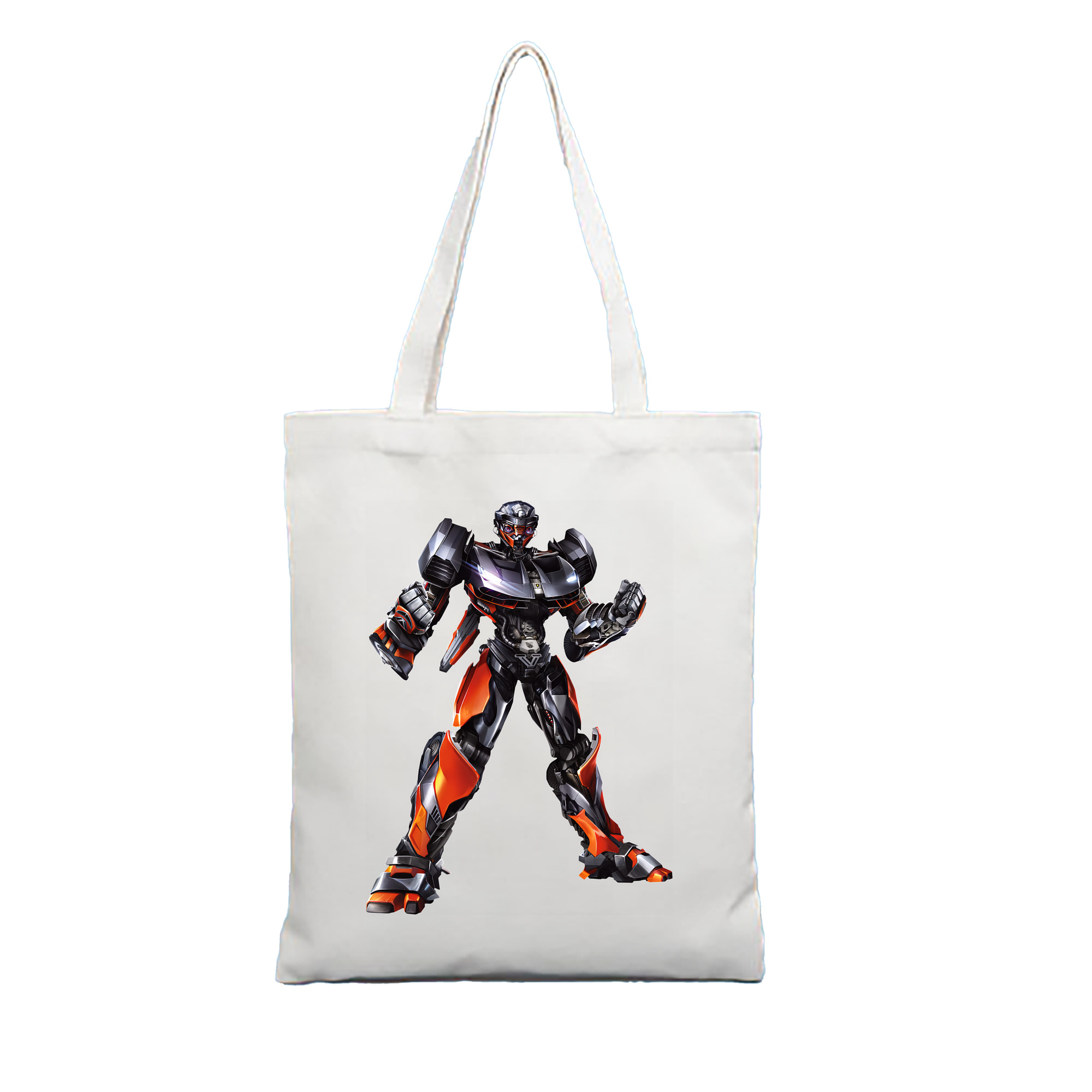 （画像用） Transformers トランスフォーマー 縦型キャンバス生地手提げバッグ　トートバッグ