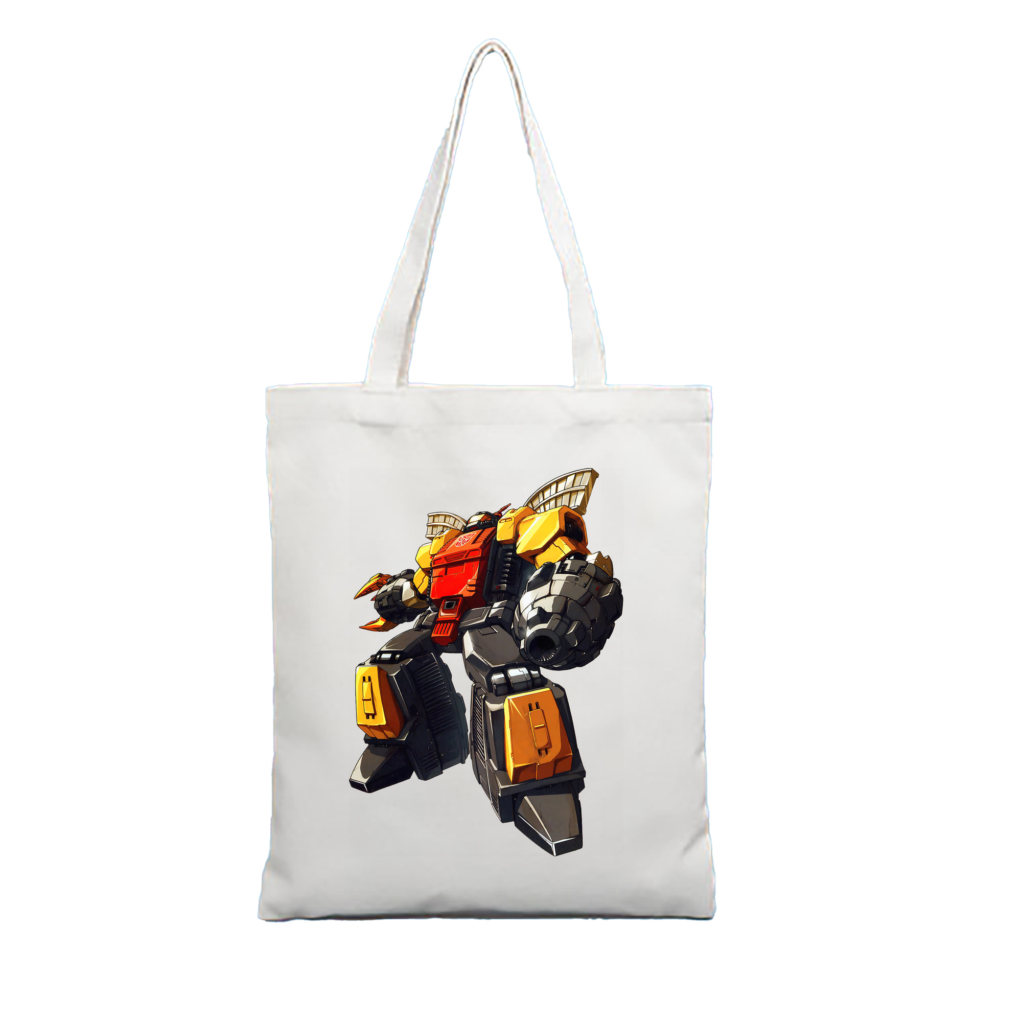 （画像用） Transformers トランスフォーマー 縦型キャンバス生地手提げバッグ　トートバッグ