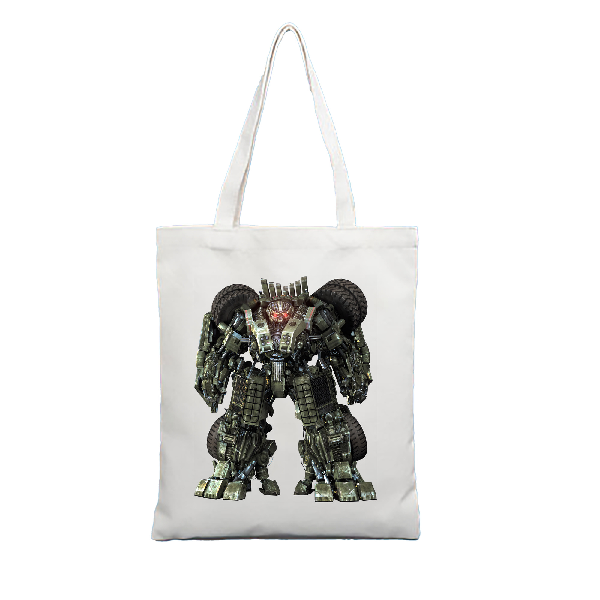 （画像用） Transformers トランスフォーマー 縦型キャンバス生地手提げバッグ　トートバッグ