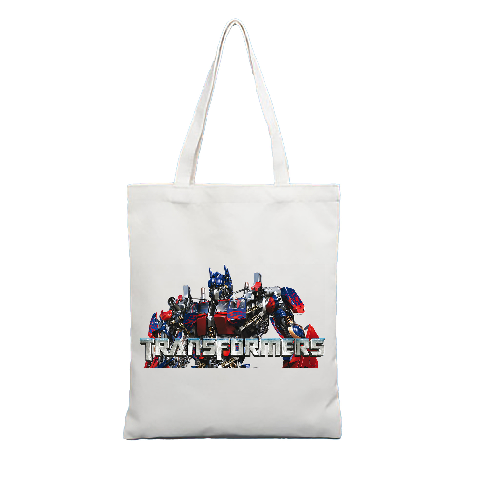 （画像用） Transformers トランスフォーマー 縦型キャンバス生地手提げバッグ　トートバッグ