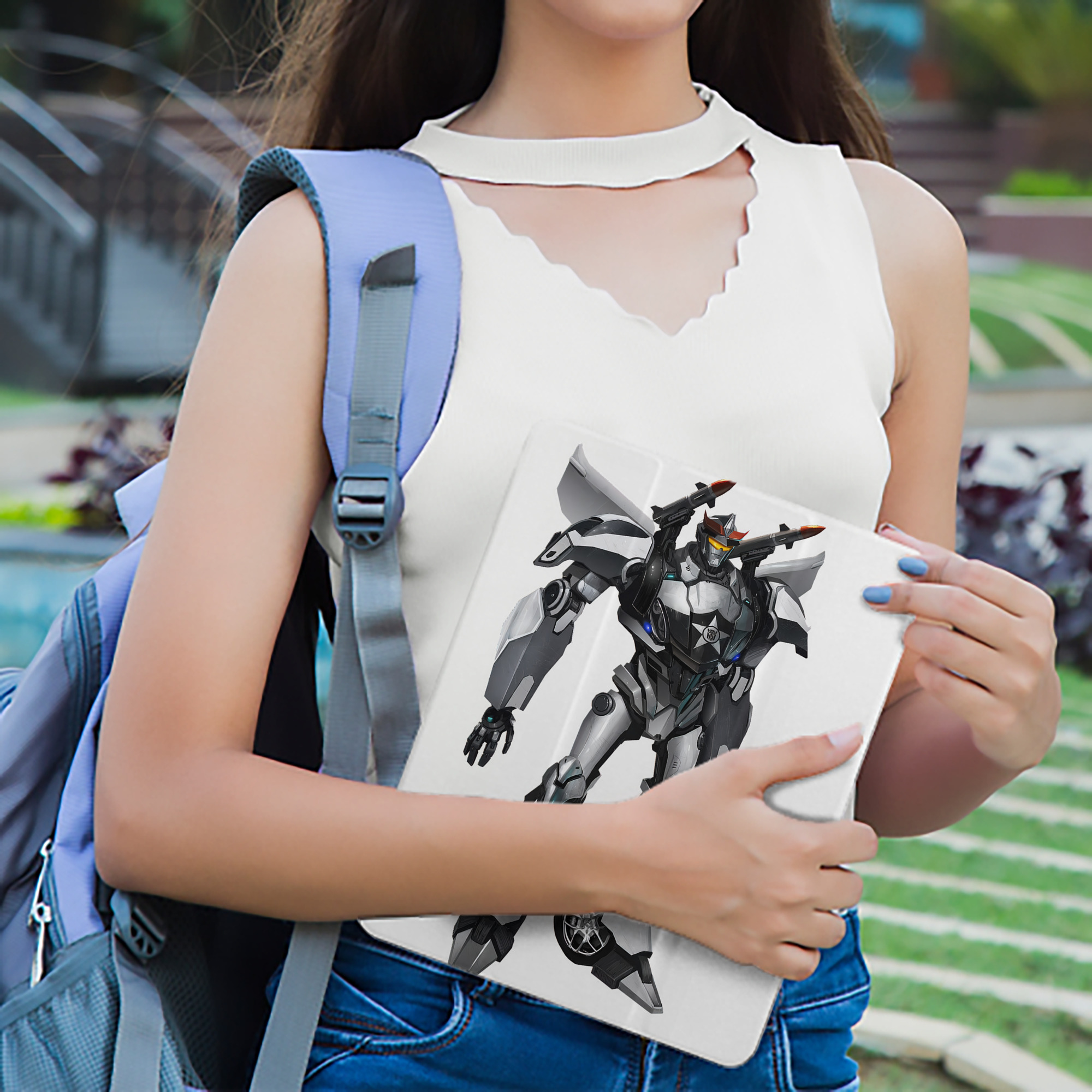 Transformers トランスフォーマー IPad ケース ペン収納付き 三つ折りスタンド PUレザー×シリコン 対応機種9.5/10.5/10.9インチ