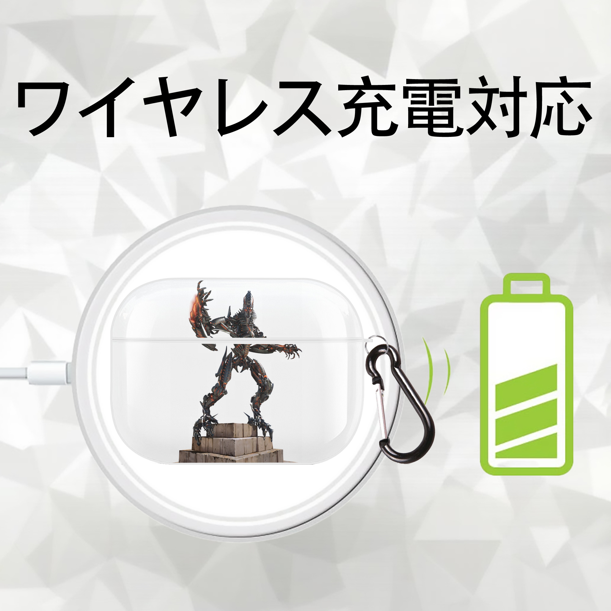 Transformers トランスフォーマー 【AirPods Pro用】ハードシェル保護ケース 耐衝撃・防指紋・カラビナ付き商品仕様