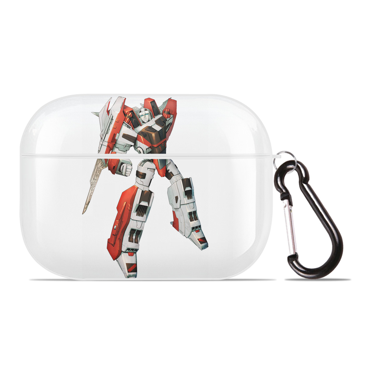 （画像用） Transformers トランスフォーマー 【AirPods Pro用】ハードシェル保護ケース 耐衝撃・防指紋・カラビナ付き商品仕様