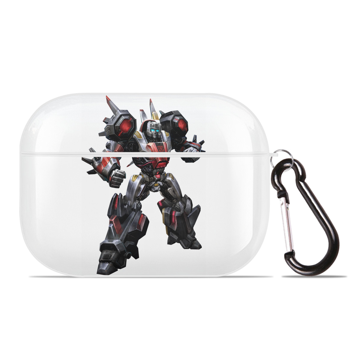 （画像用） Transformers トランスフォーマー 【AirPods Pro用】ハードシェル保護ケース 耐衝撃・防指紋・カラビナ付き商品仕様