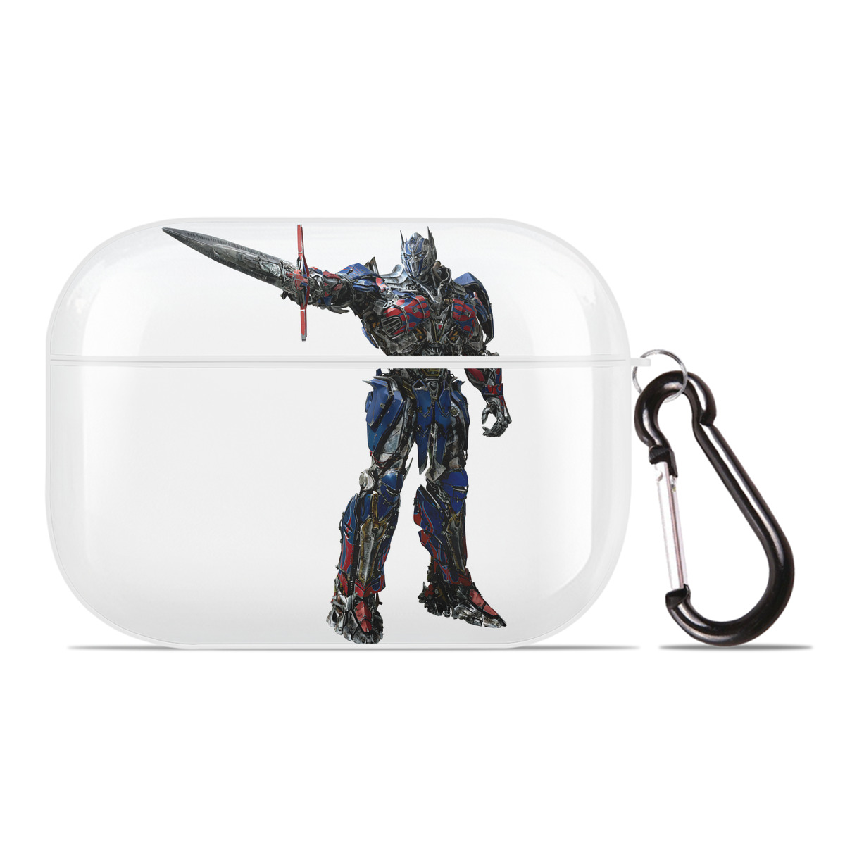 （画像用） Transformers トランスフォーマー 【AirPods Pro用】ハードシェル保護ケース 耐衝撃・防指紋・カラビナ付き商品仕様