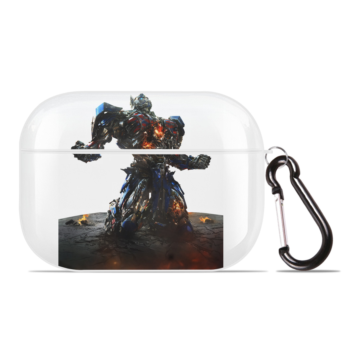 （画像用） Transformers トランスフォーマー 【AirPods Pro用】ハードシェル保護ケース 耐衝撃・防指紋・カラビナ付き商品仕様