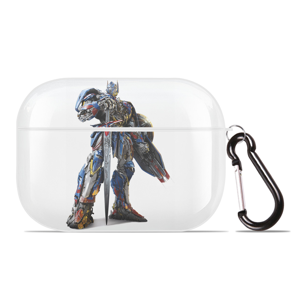 （画像用） Transformers トランスフォーマー 【AirPods Pro用】ハードシェル保護ケース 耐衝撃・防指紋・カラビナ付き商品仕様