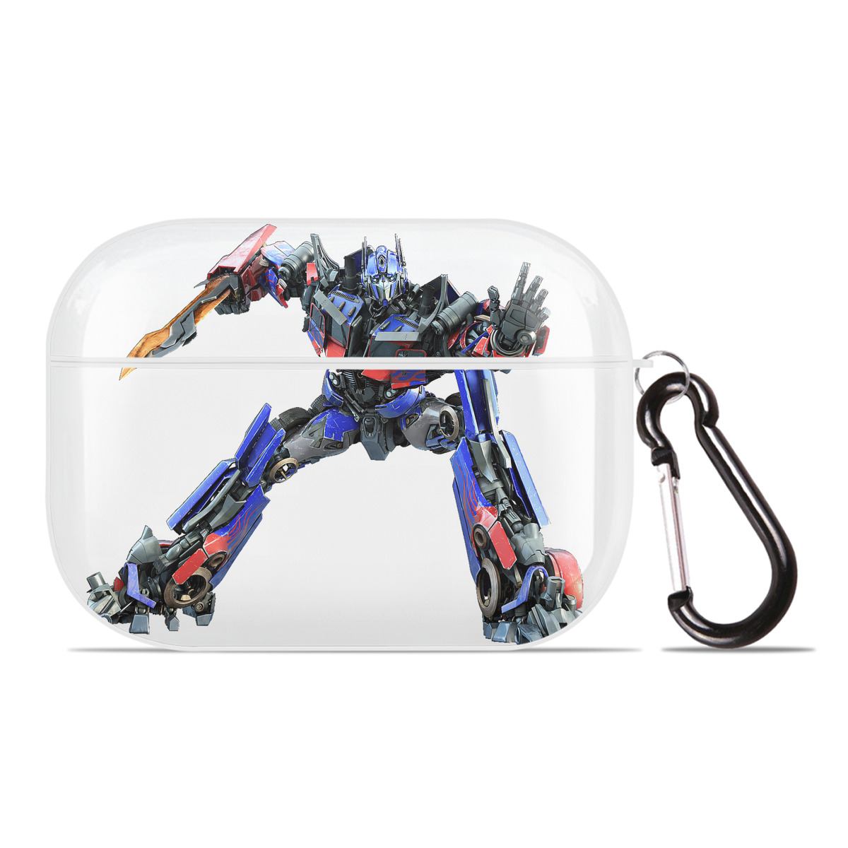 （画像用） Transformers トランスフォーマー 【AirPods Pro用】ハードシェル保護ケース 耐衝撃・防指紋・カラビナ付き商品仕様