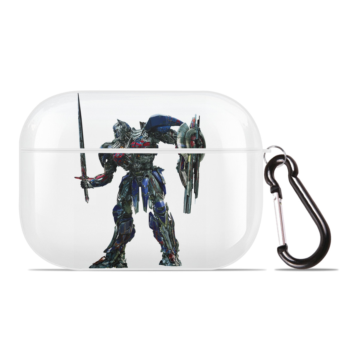 （画像用） Transformers トランスフォーマー 【AirPods Pro用】ハードシェル保護ケース 耐衝撃・防指紋・カラビナ付き商品仕様
