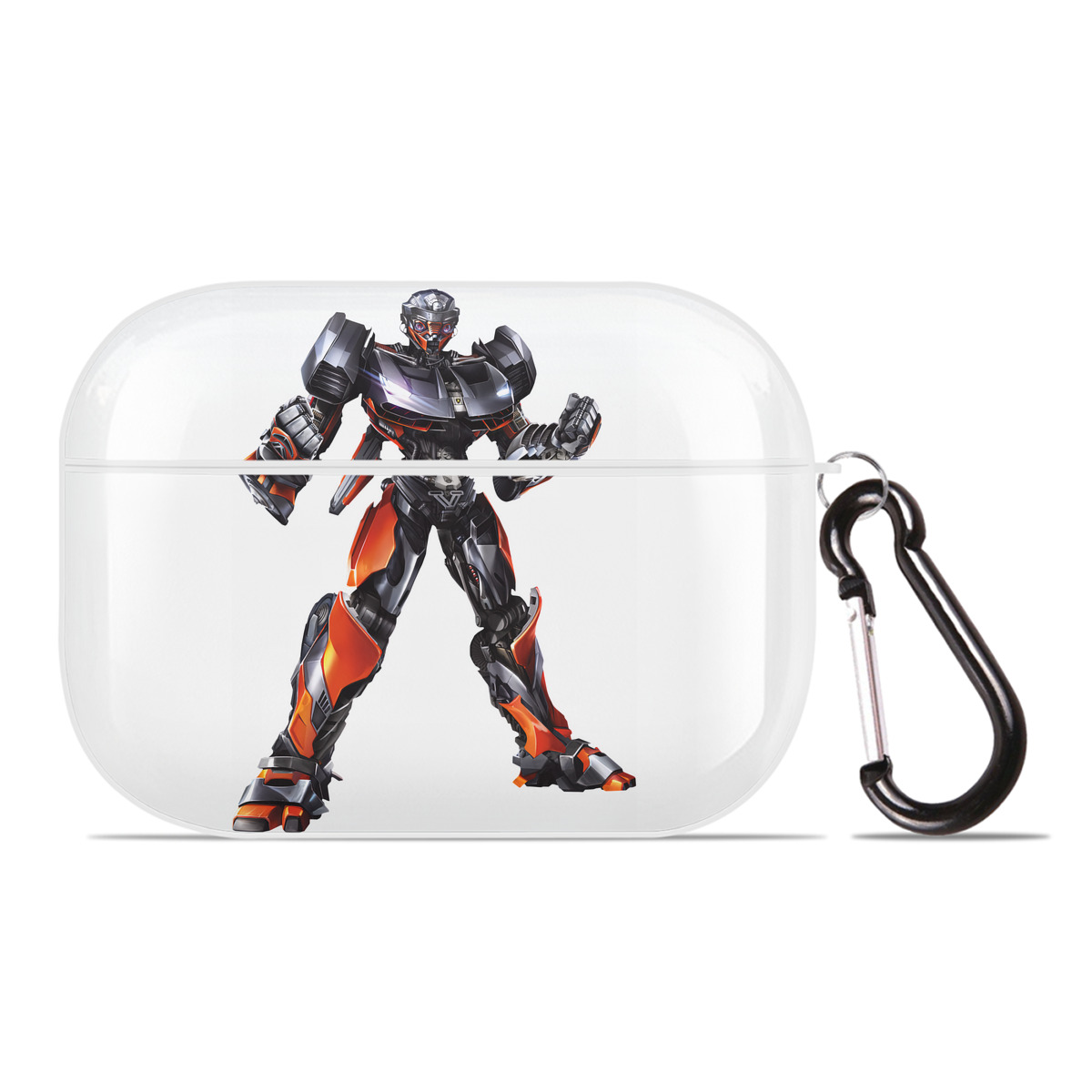 （画像用） Transformers トランスフォーマー 【AirPods Pro用】ハードシェル保護ケース 耐衝撃・防指紋・カラビナ付き商品仕様