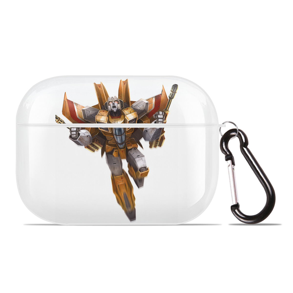 （画像用） Transformers トランスフォーマー 【AirPods Pro用】ハードシェル保護ケース 耐衝撃・防指紋・カラビナ付き商品仕様