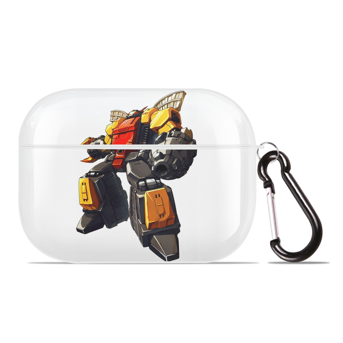 （画像用） Transformers トランスフォーマー 【AirPods Pro用】ハードシェル保護ケース 耐衝撃・防指紋・カラビナ付き商品仕様