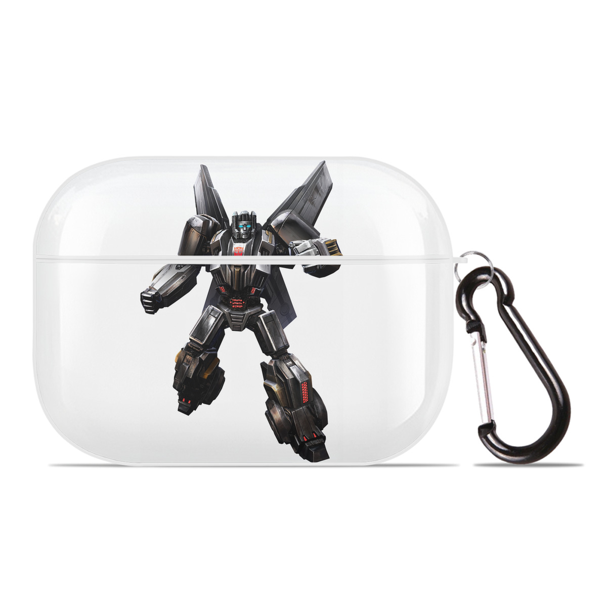 （画像用） Transformers トランスフォーマー 【AirPods Pro用】ハードシェル保護ケース 耐衝撃・防指紋・カラビナ付き商品仕様