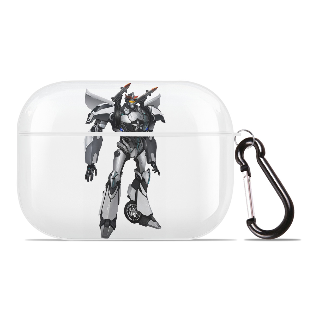 （画像用） Transformers トランスフォーマー 【AirPods Pro用】ハードシェル保護ケース 耐衝撃・防指紋・カラビナ付き商品仕様