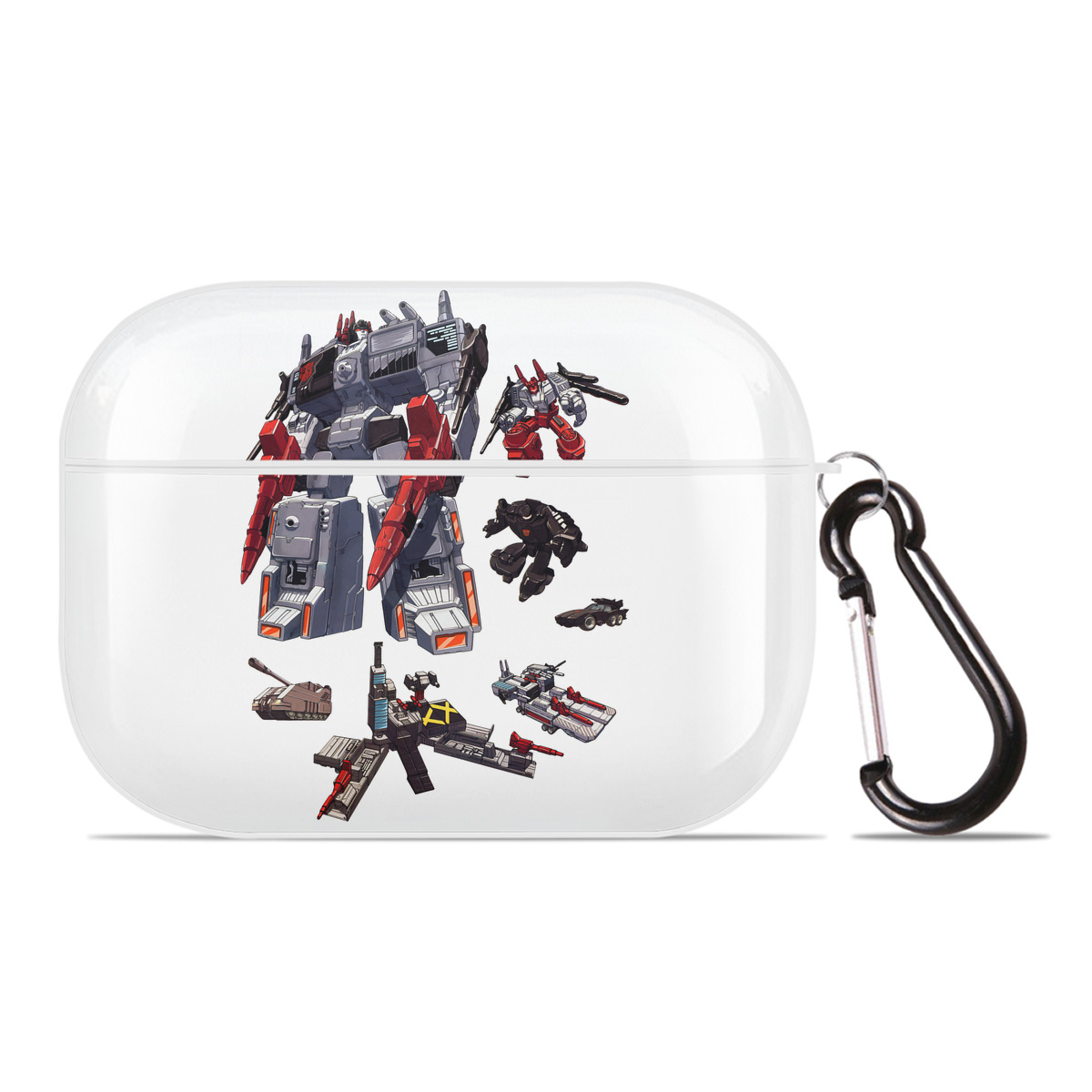 （画像用） Transformers トランスフォーマー 【AirPods Pro用】ハードシェル保護ケース 耐衝撃・防指紋・カラビナ付き商品仕様