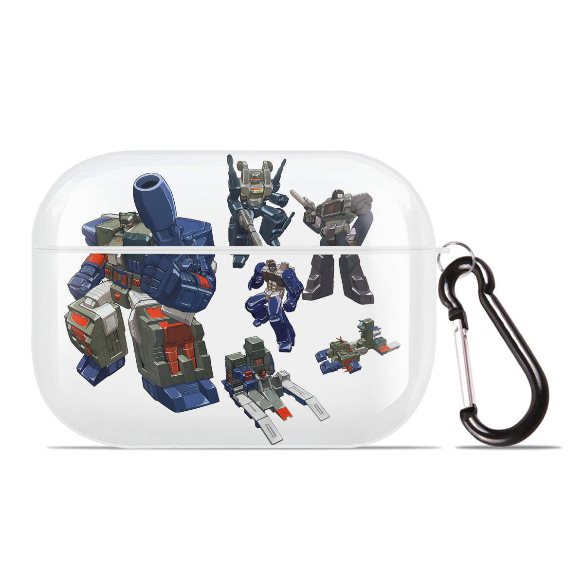 （画像用） Transformers トランスフォーマー 【AirPods Pro用】ハードシェル保護ケース 耐衝撃・防指紋・カラビナ付き商品仕様