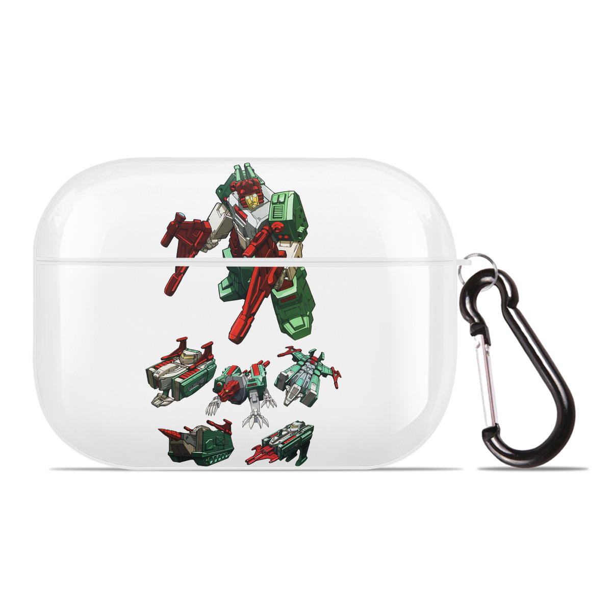 （画像用） Transformers トランスフォーマー 【AirPods Pro用】ハードシェル保護ケース 耐衝撃・防指紋・カラビナ付き商品仕様