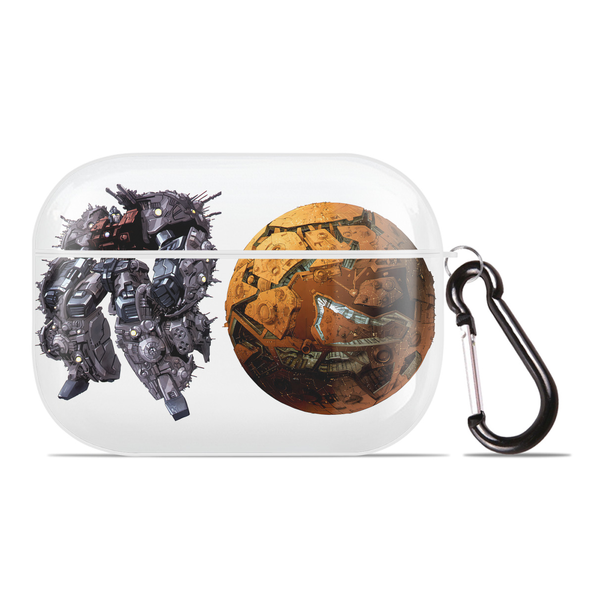 （画像用） Transformers トランスフォーマー 【AirPods Pro用】ハードシェル保護ケース 耐衝撃・防指紋・カラビナ付き商品仕様