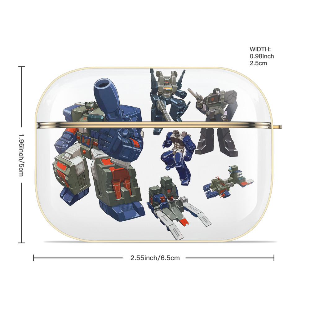 Transformers トランスフォーマー 【AirPods Pro用】ハードシェル保護ケース｜耐衝撃・防指紋・カラビナ付き商品仕様