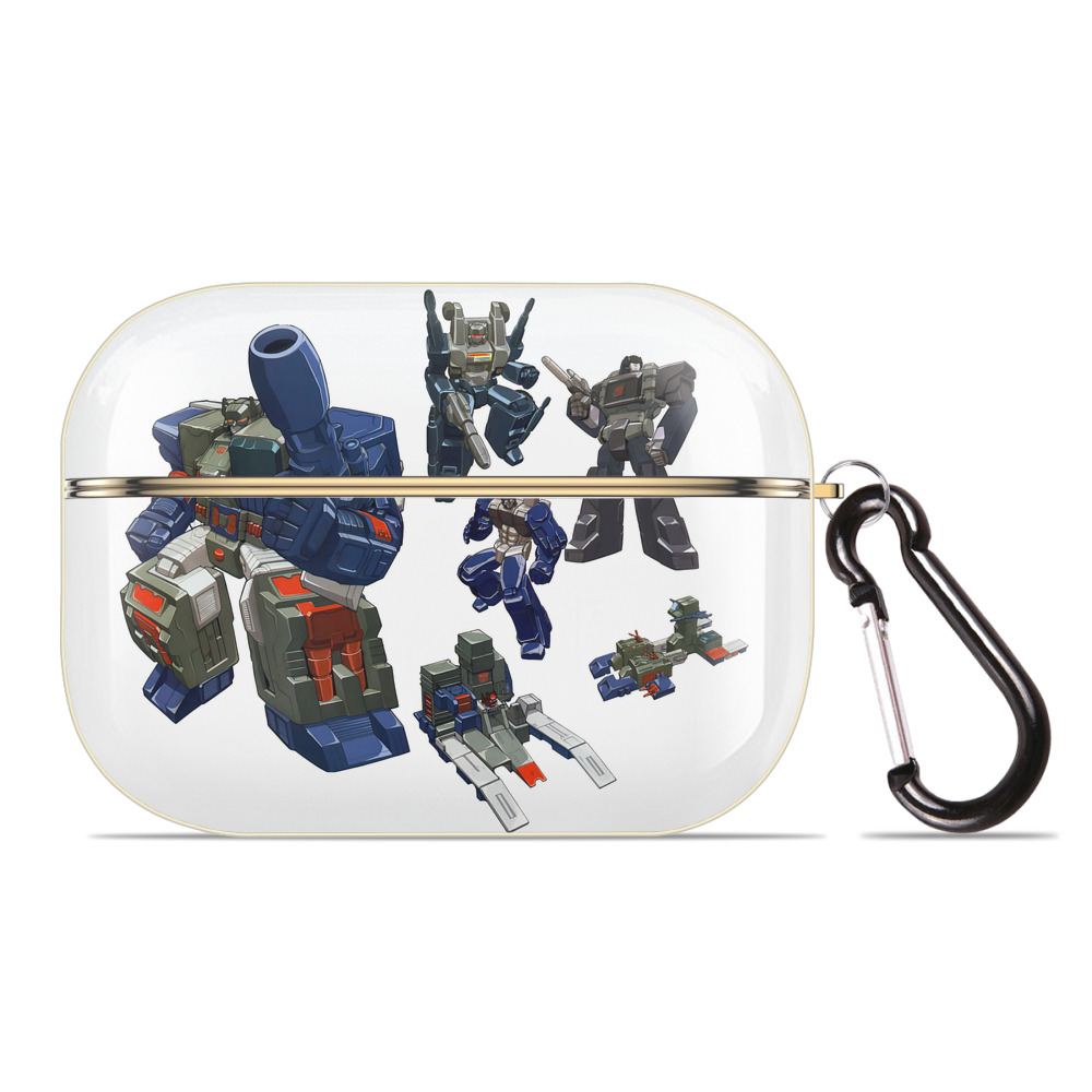 （画像用） Transformers トランスフォーマー 【AirPods Pro用】ハードシェル保護ケース｜耐衝撃・防指紋・カラビナ付き商品仕様