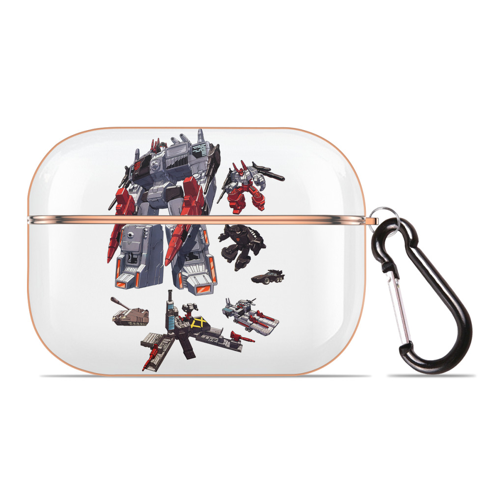 （画像用） Transformers トランスフォーマー 【AirPods Pro用】ハードシェル保護ケース｜耐衝撃・防指紋・カラビナ付き商品仕様