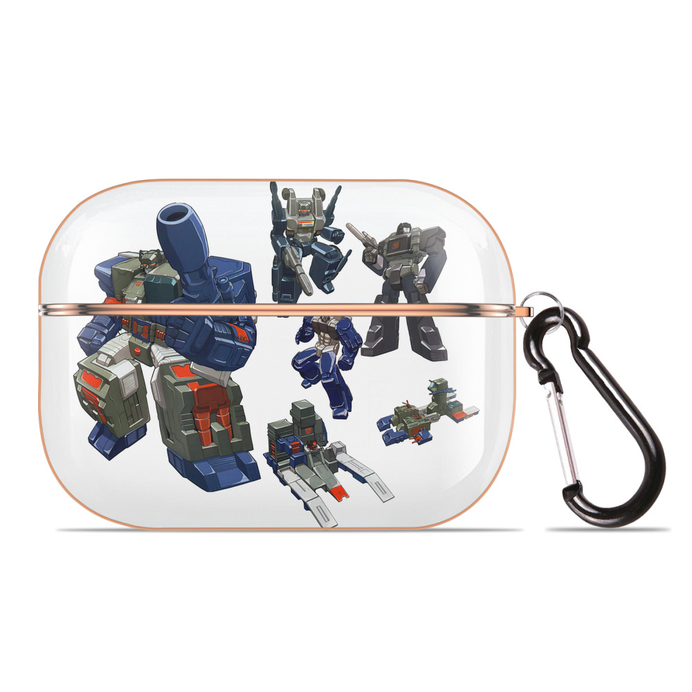 （画像用） Transformers トランスフォーマー 【AirPods Pro用】ハードシェル保護ケース｜耐衝撃・防指紋・カラビナ付き商品仕様