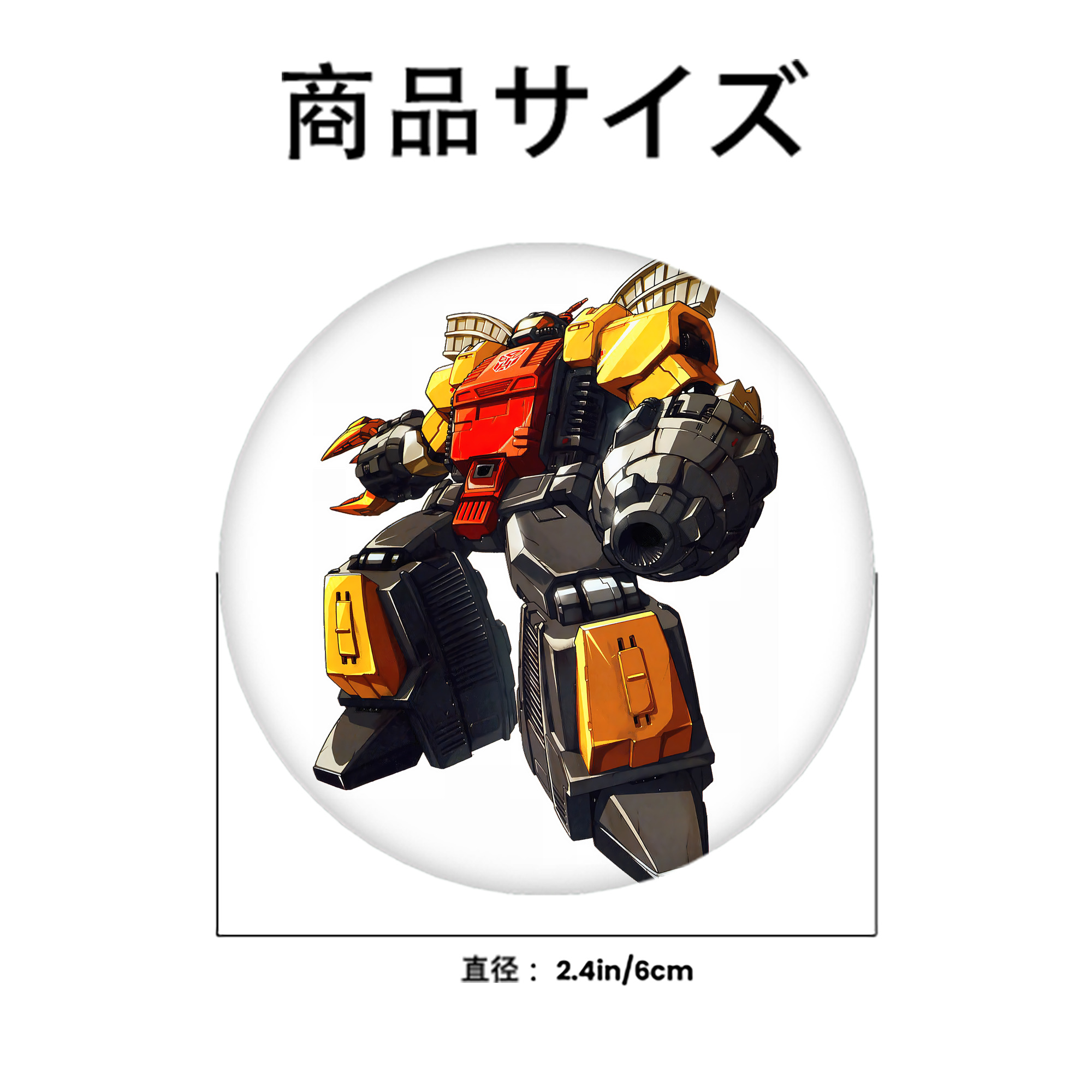 Transformers トランスフォーマー 6cm 缶バッジ 複数セット