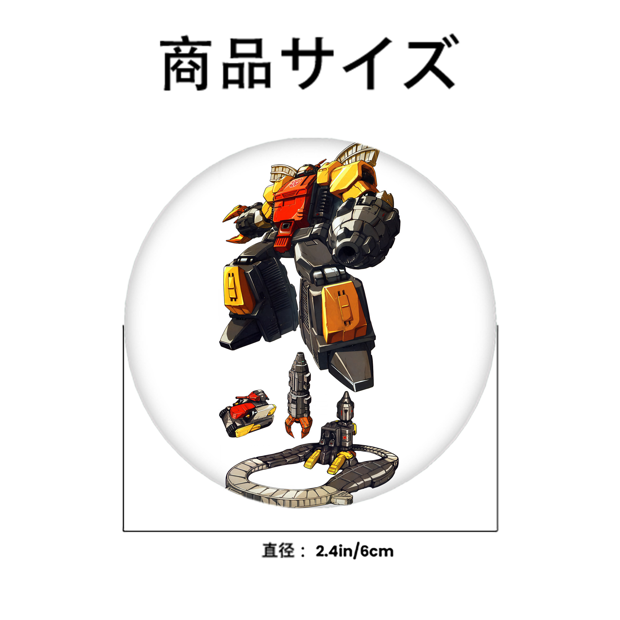 Transformers トランスフォーマー 6cm 缶バッジ 複数セット