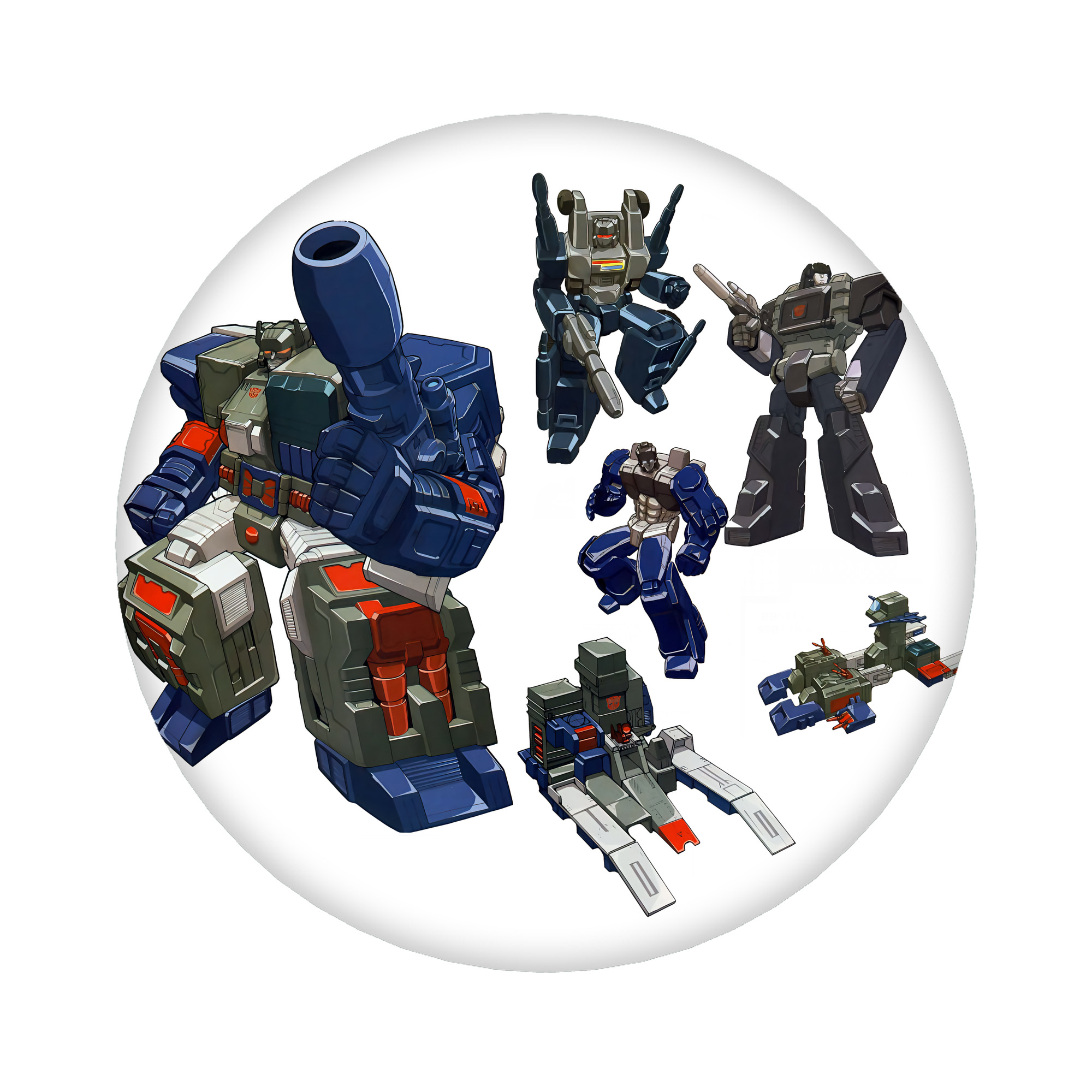 （画像用） Transformers トランスフォーマー 6cm 缶バッジ 複数セット