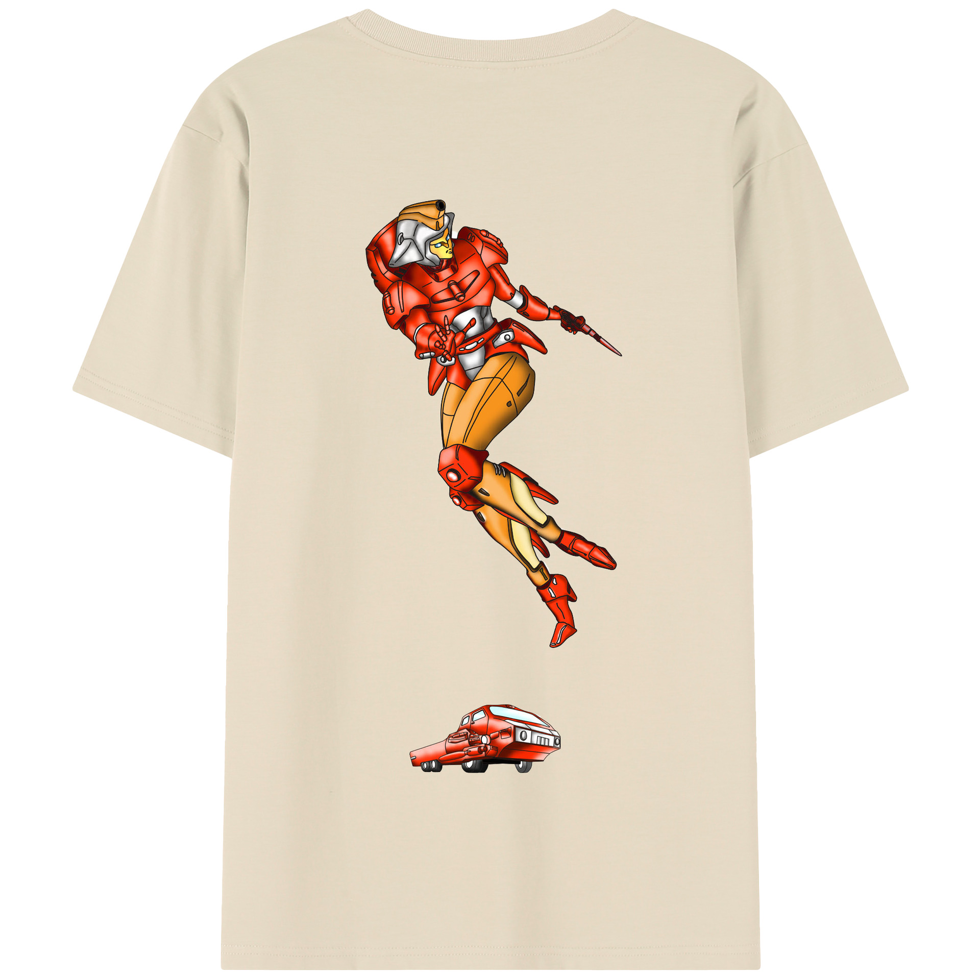 （画像用）  綿100％半袖Tシャツ（背面プリント）