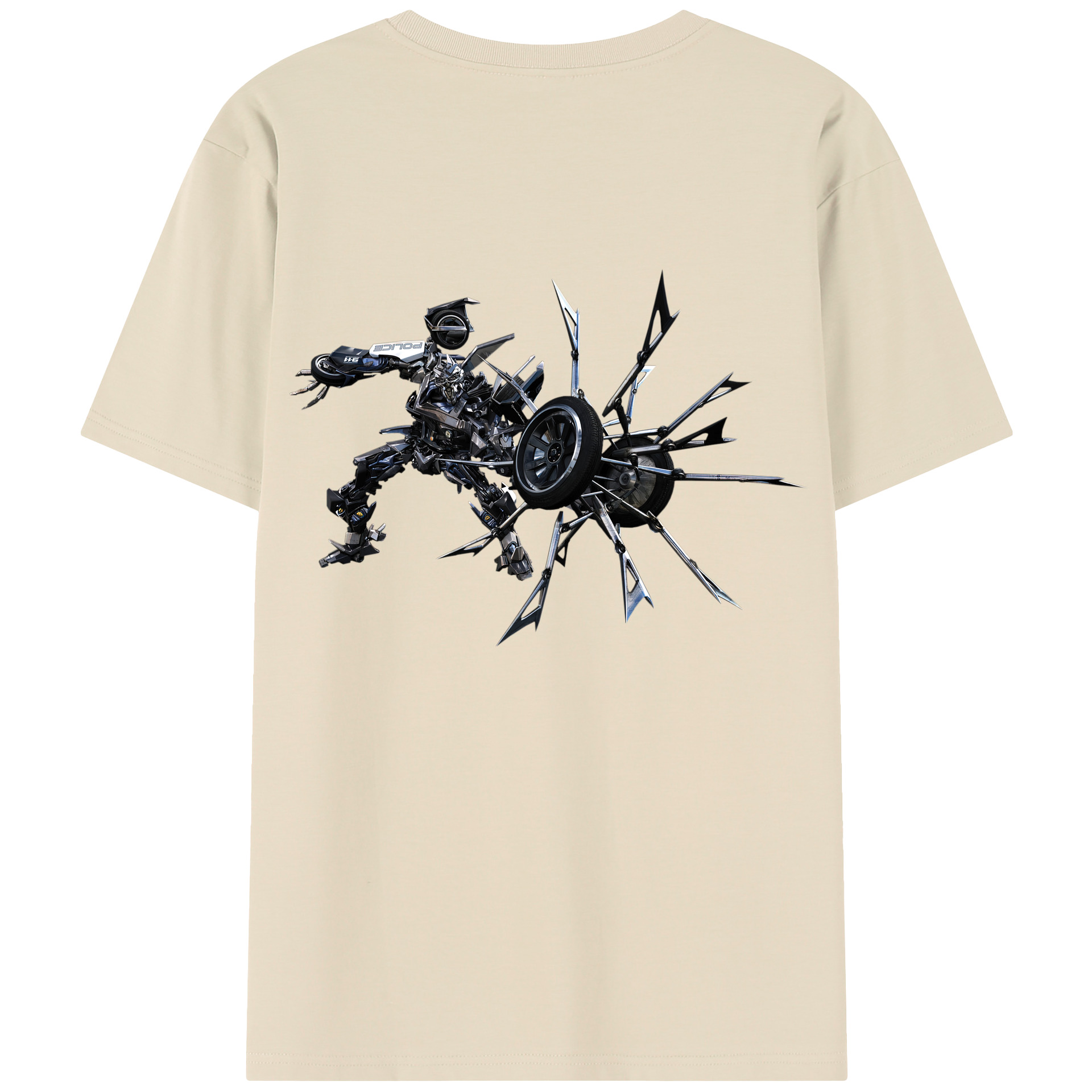 （画像用）  綿100％半袖Tシャツ（背面プリント）
