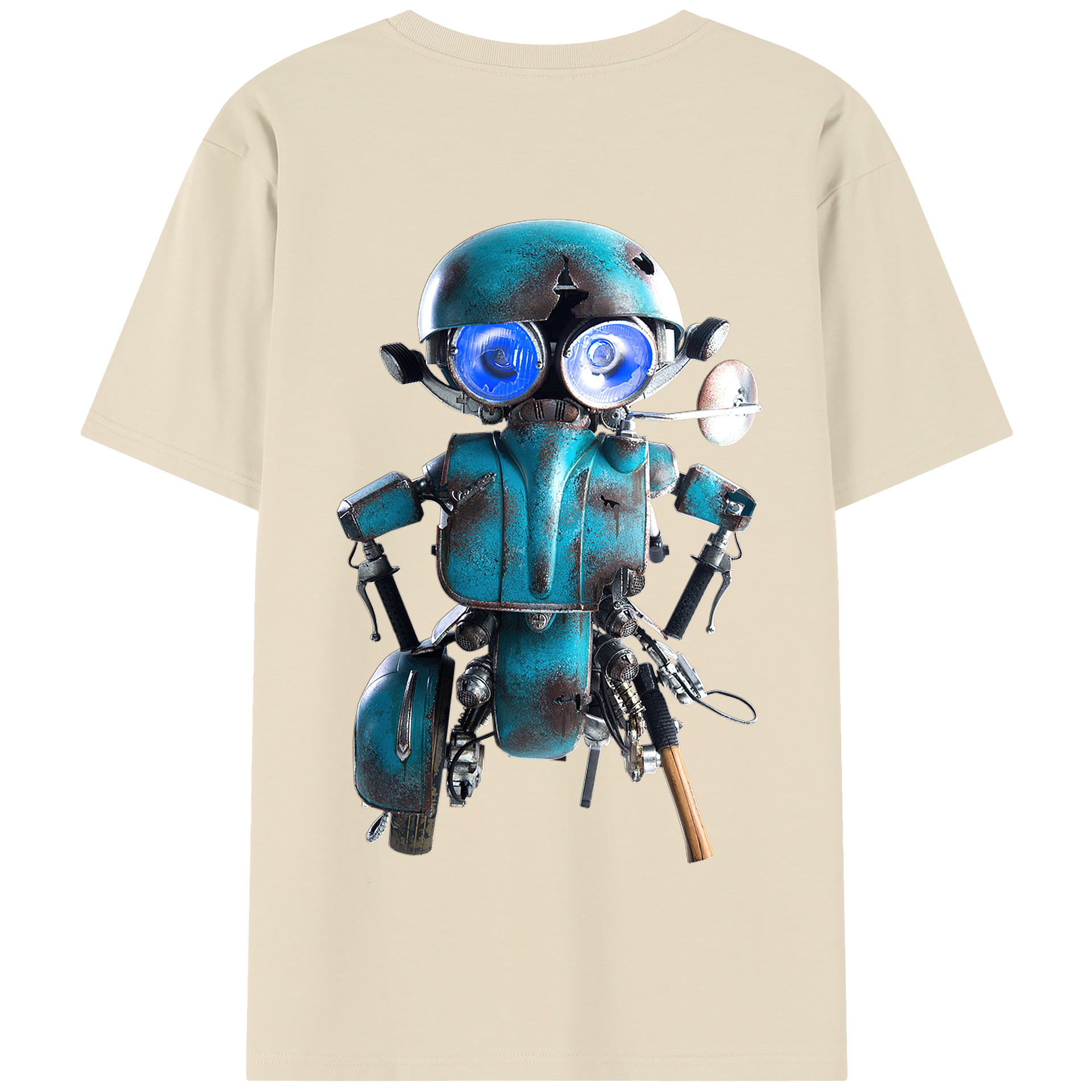 （画像用）  綿100％半袖Tシャツ（背面プリント）
