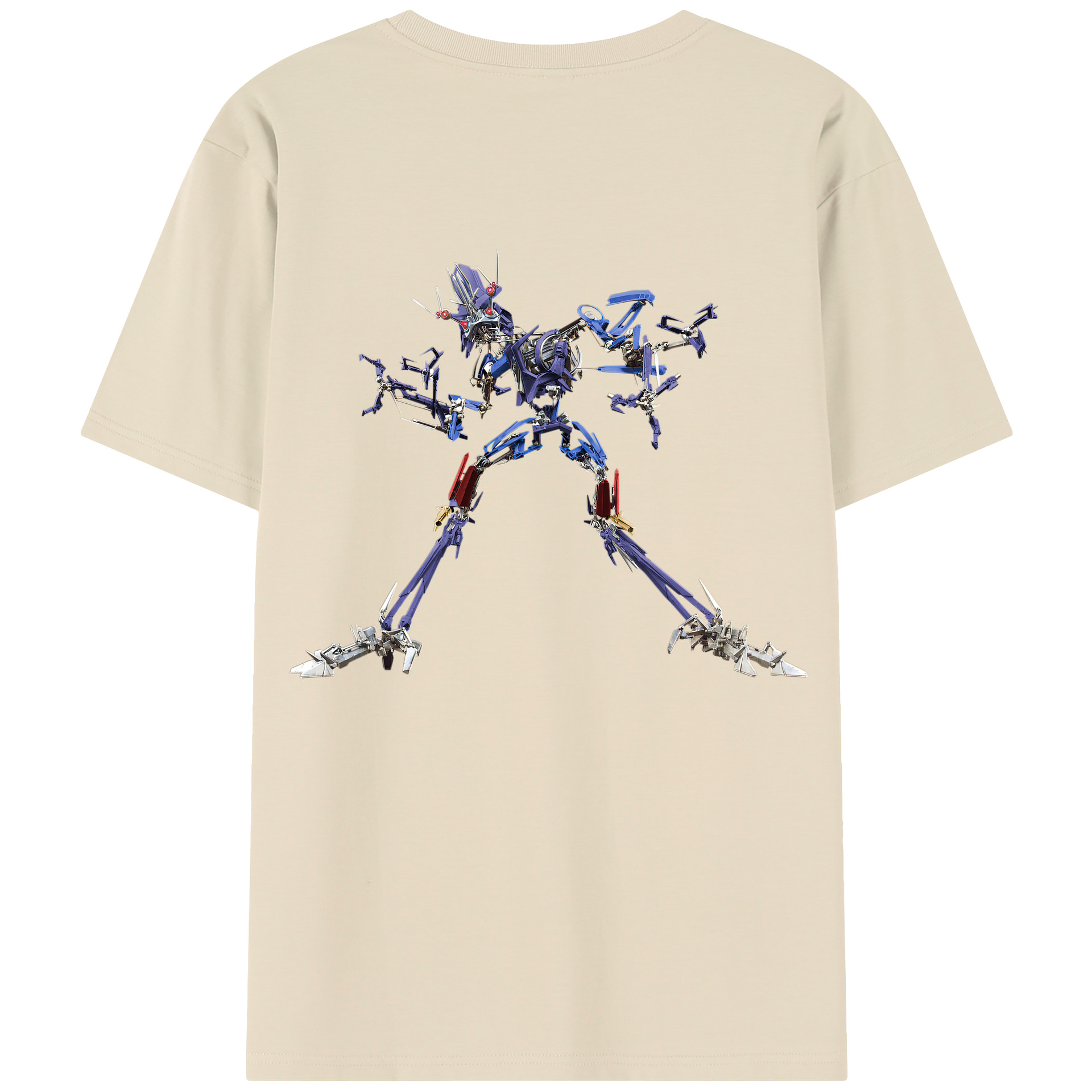（画像用）  綿100％半袖Tシャツ（背面プリント）