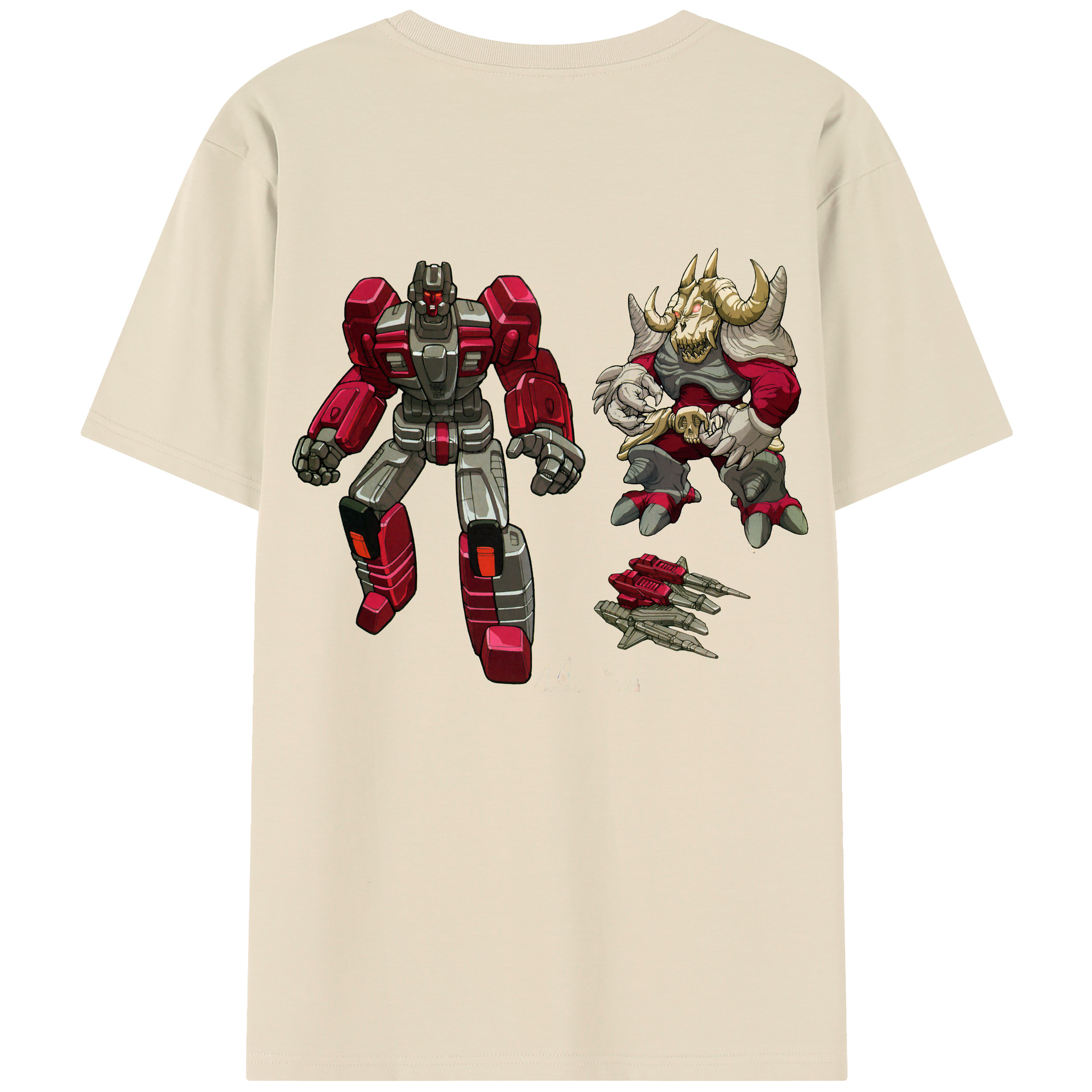 （画像用）  綿100％半袖Tシャツ（背面プリント）