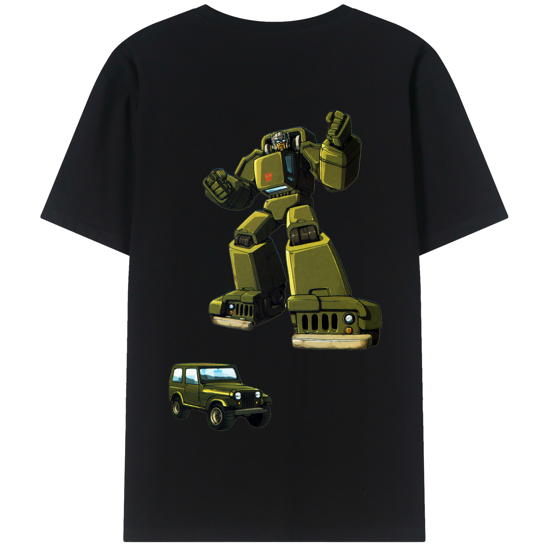 （画像用）  綿100％半袖Tシャツ（背面プリント）